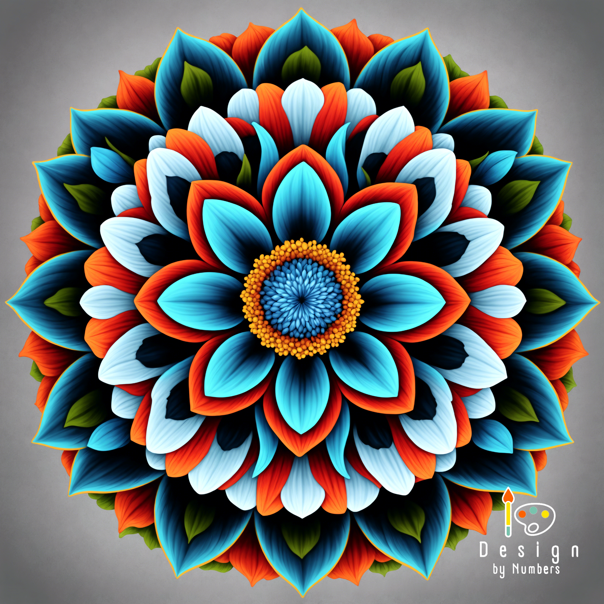 Cosmic Circle- Paint By Numbers