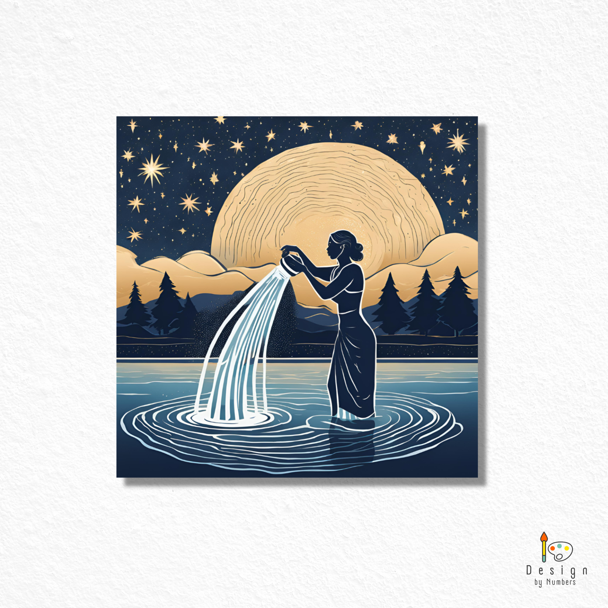 Aquarius- Paint By Numbers