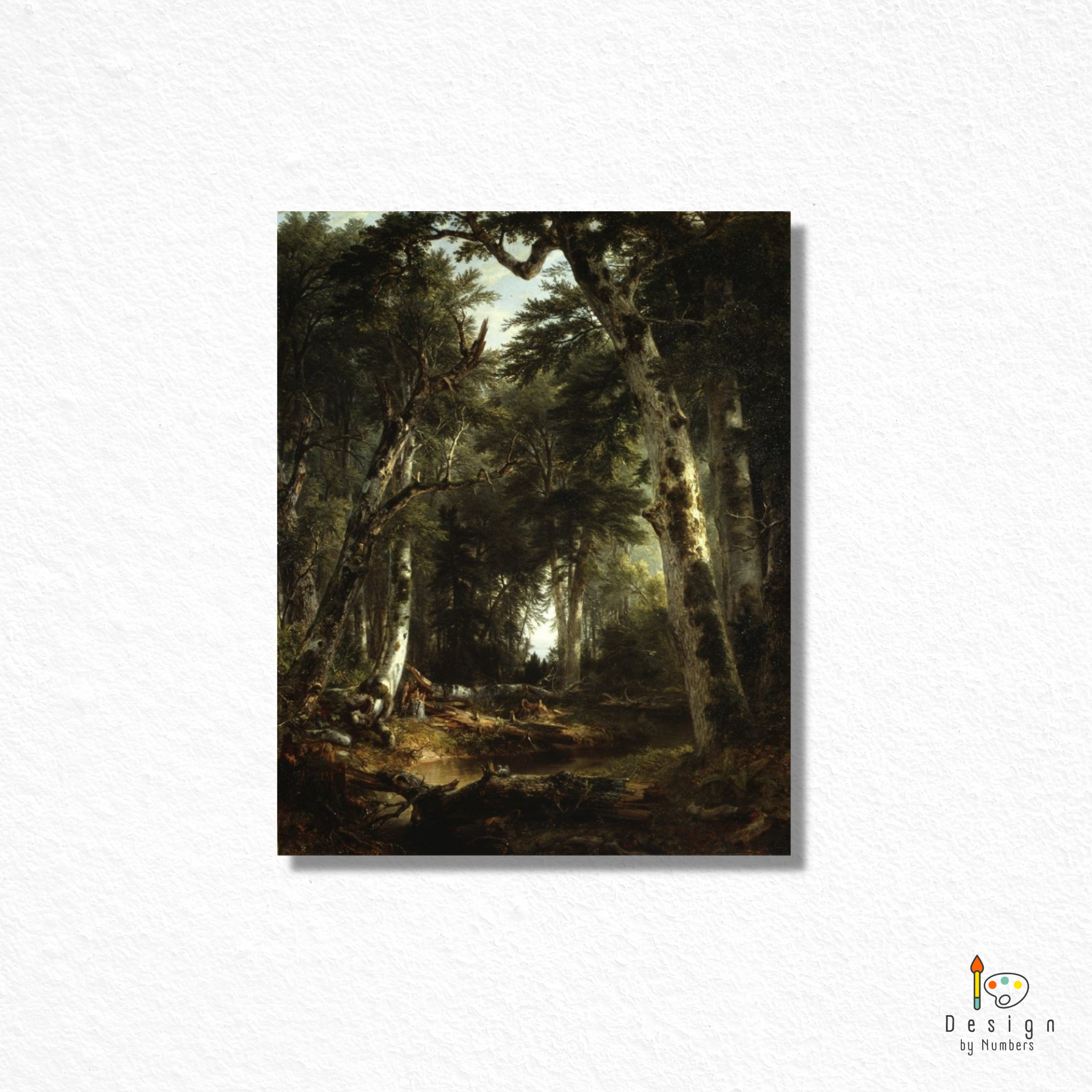 In the Woods - Asher Durand - Paint by Numbers