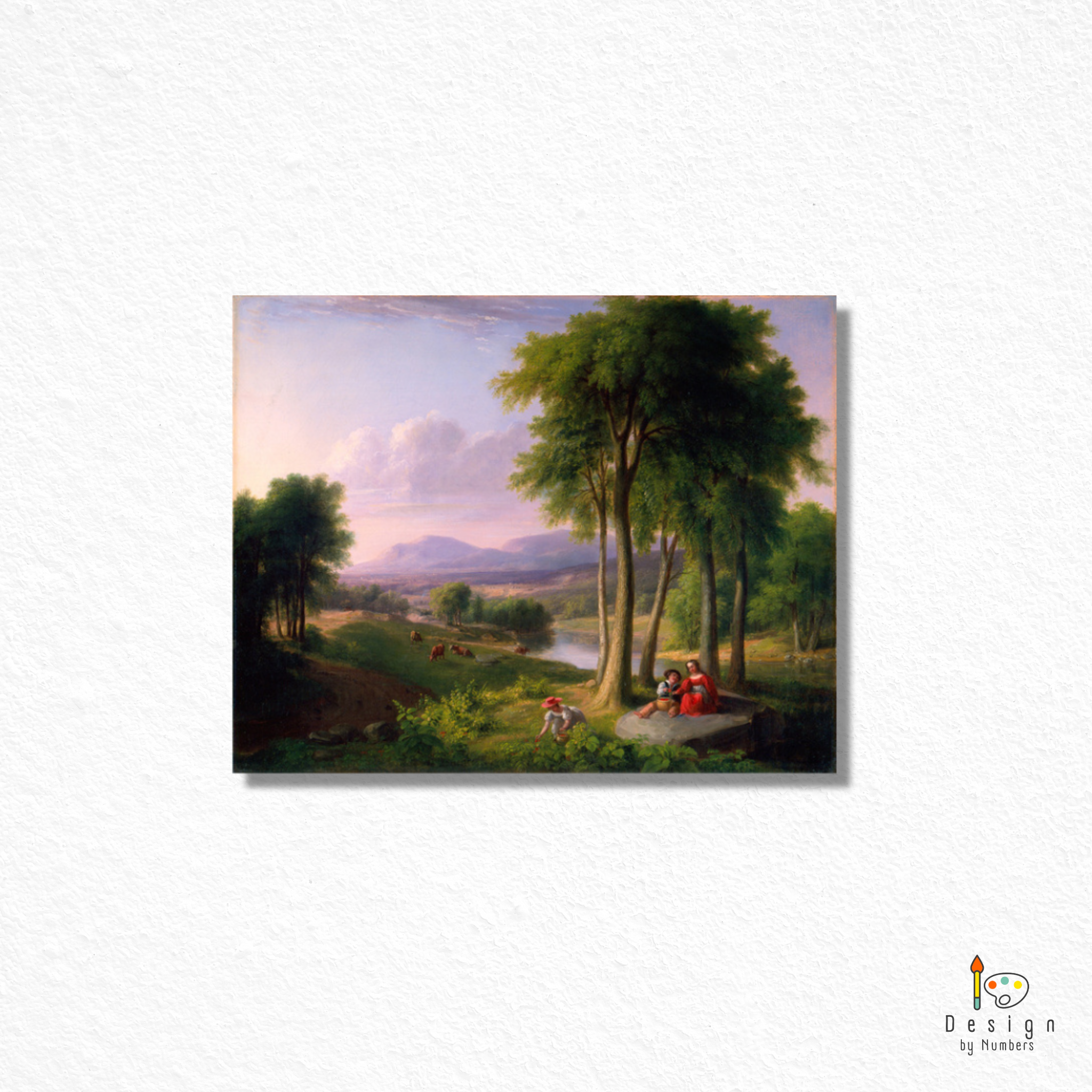 View Near Rutland- Asher Durand- Paint by Numbers