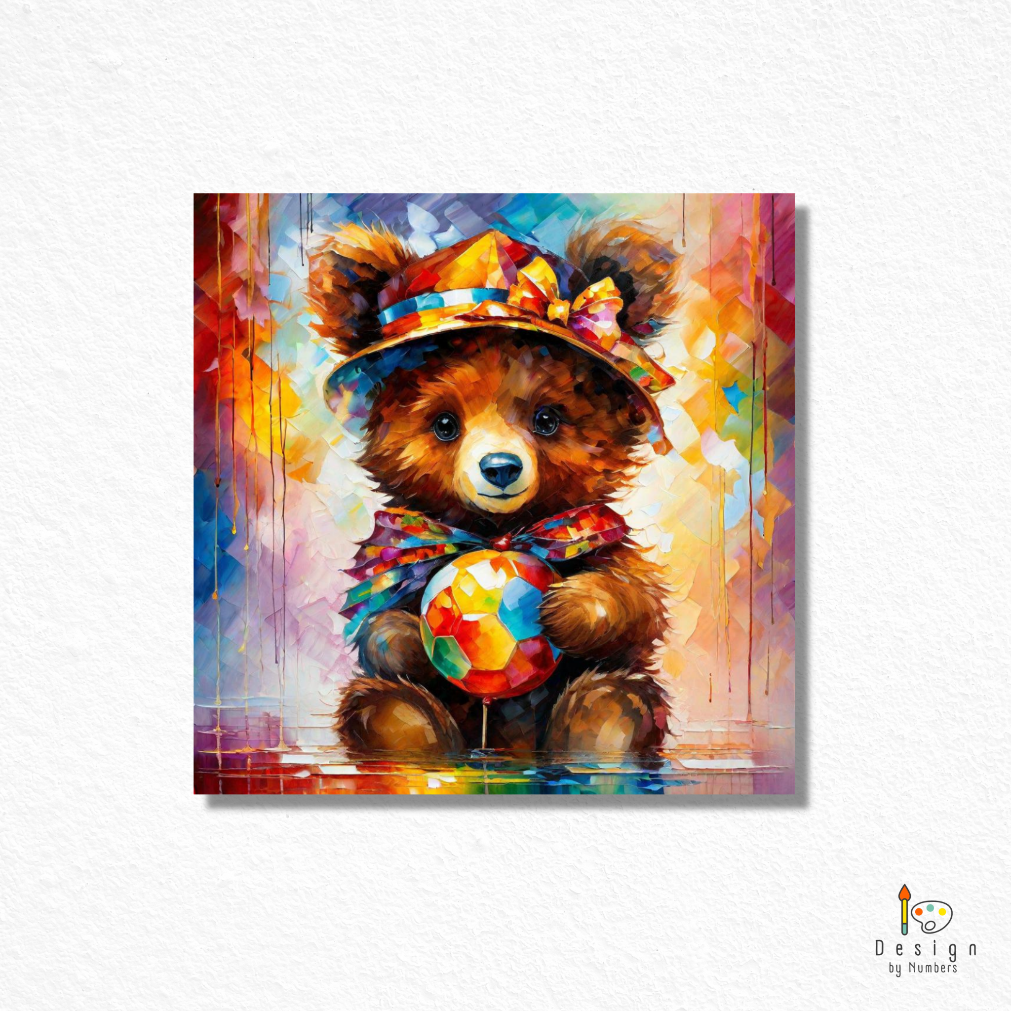 Fuzzy Footballer- Paint By Numbers