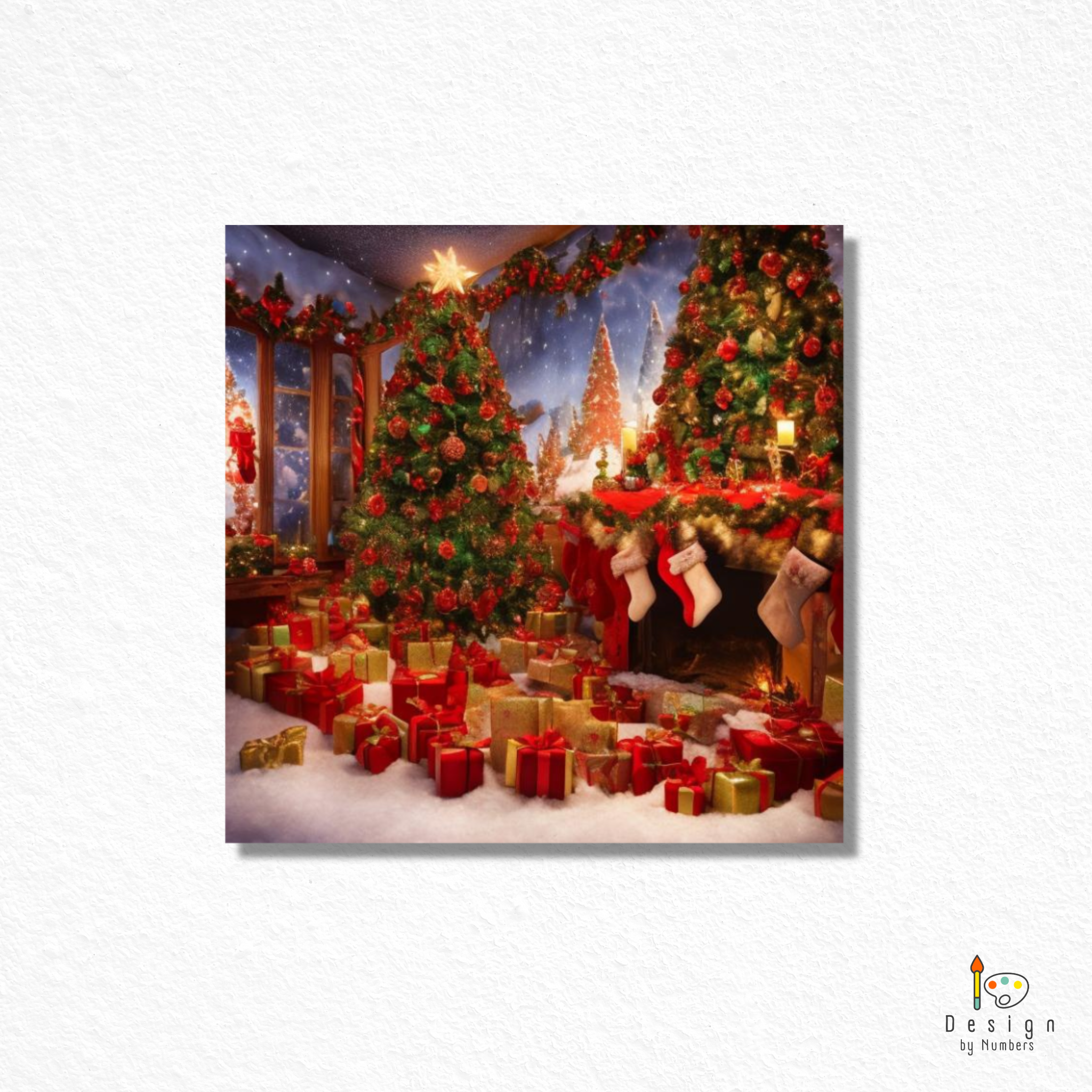 Hearth of Yule- Paint By Numbers