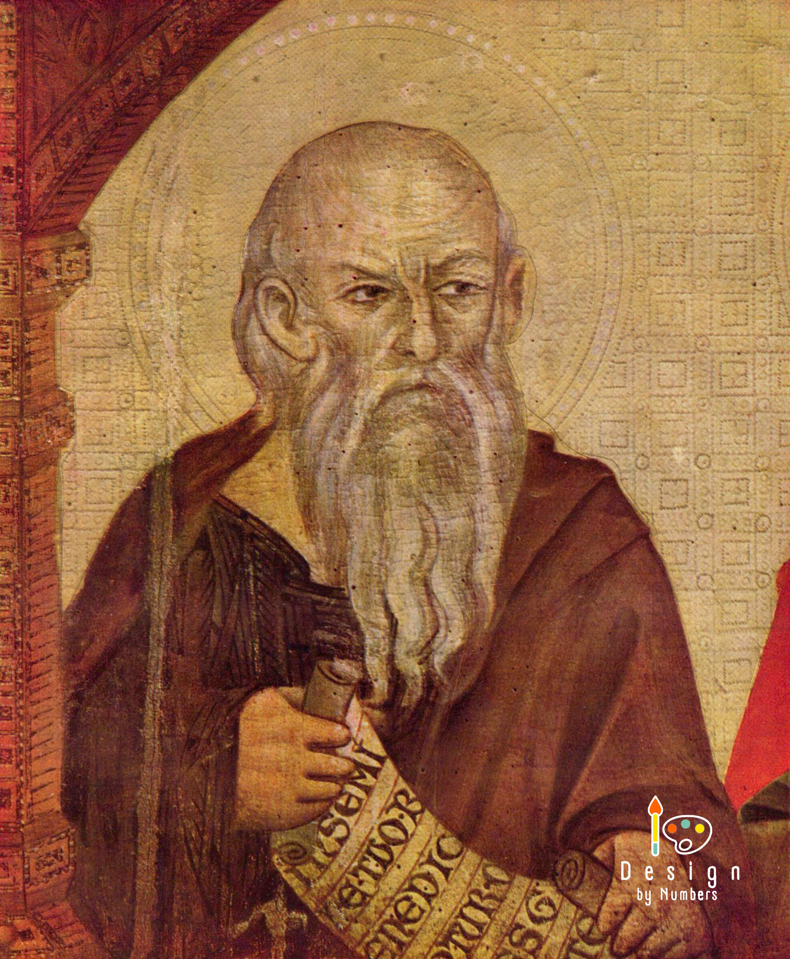 Maestà of Santa Trinita- Cimabue- Paint by Numbers