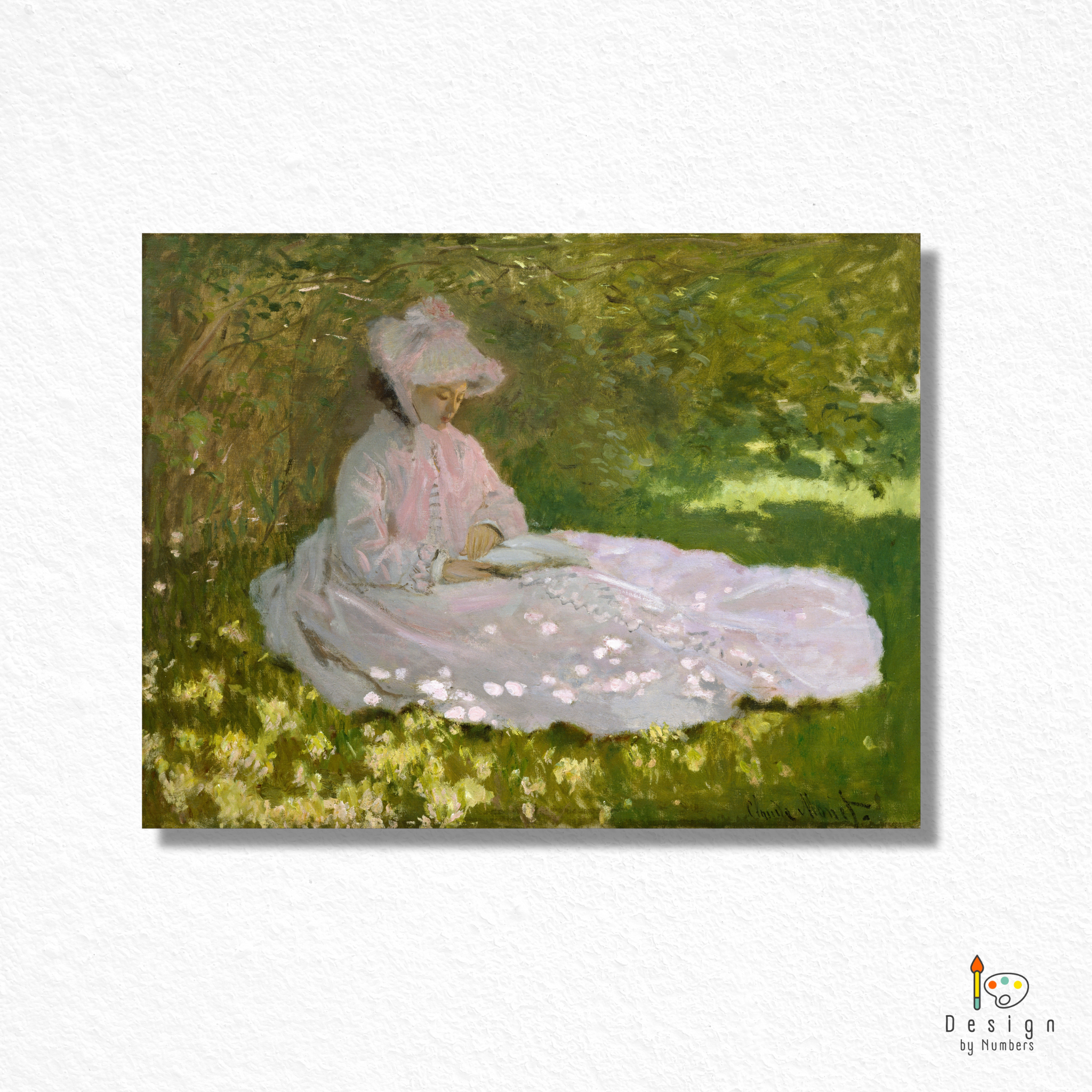 Springtime- Claude Monet- Paint by Numbers
