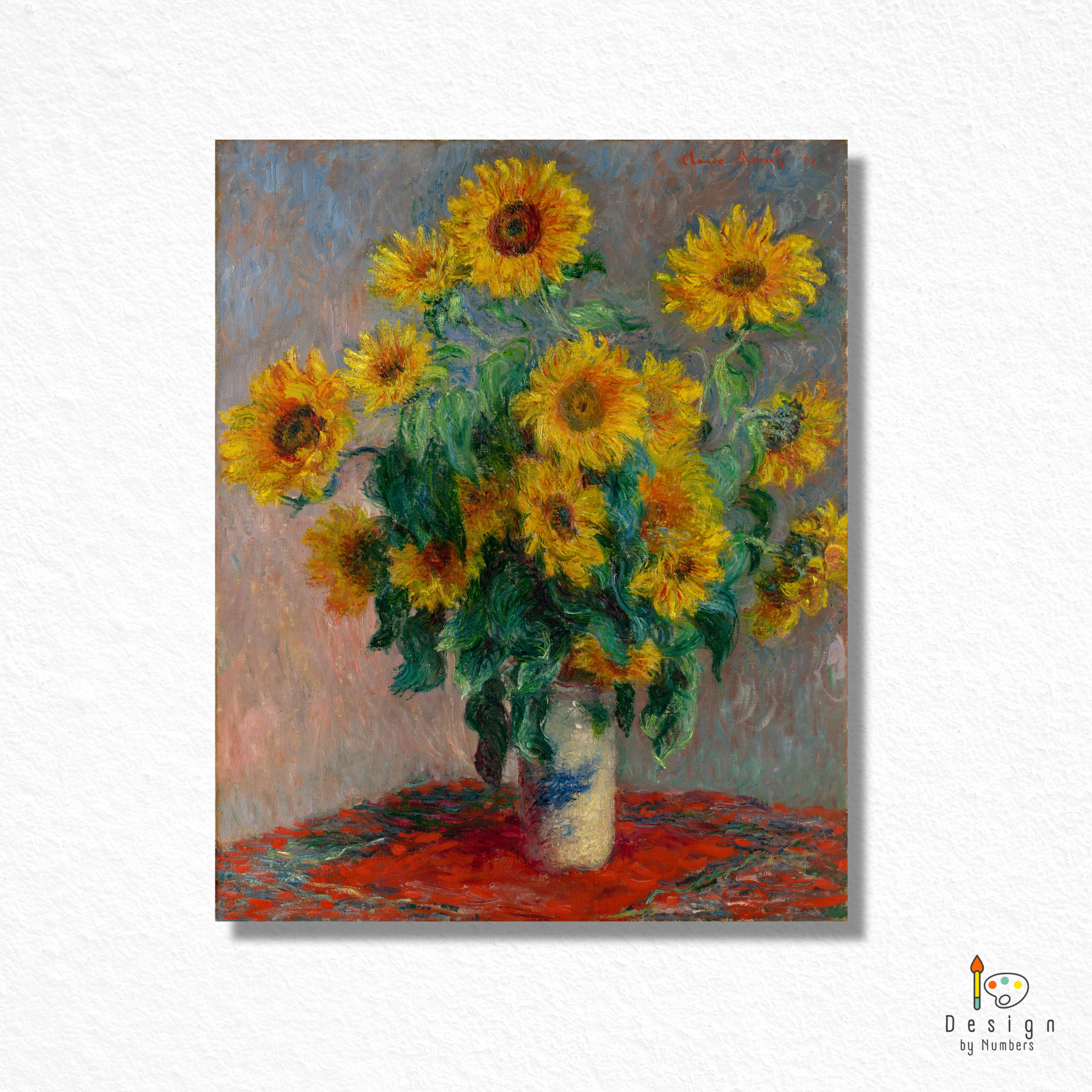 Bouquet of Sunflowers- Claude Monet- Paint by Numbers