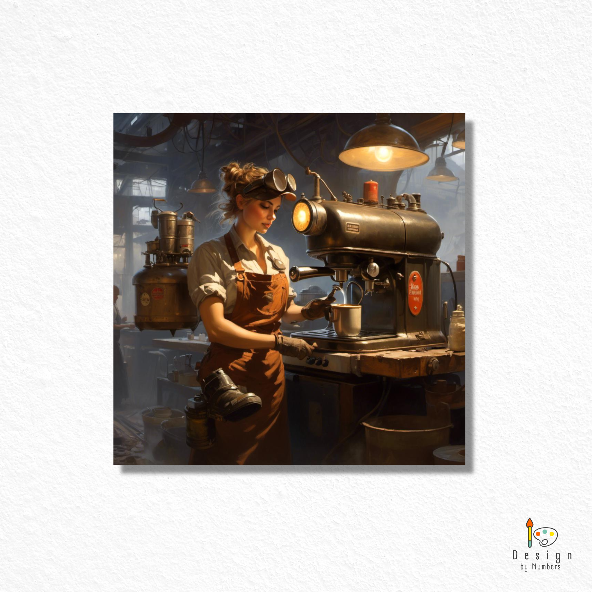 Clockwork Brew- Paint By Numbers