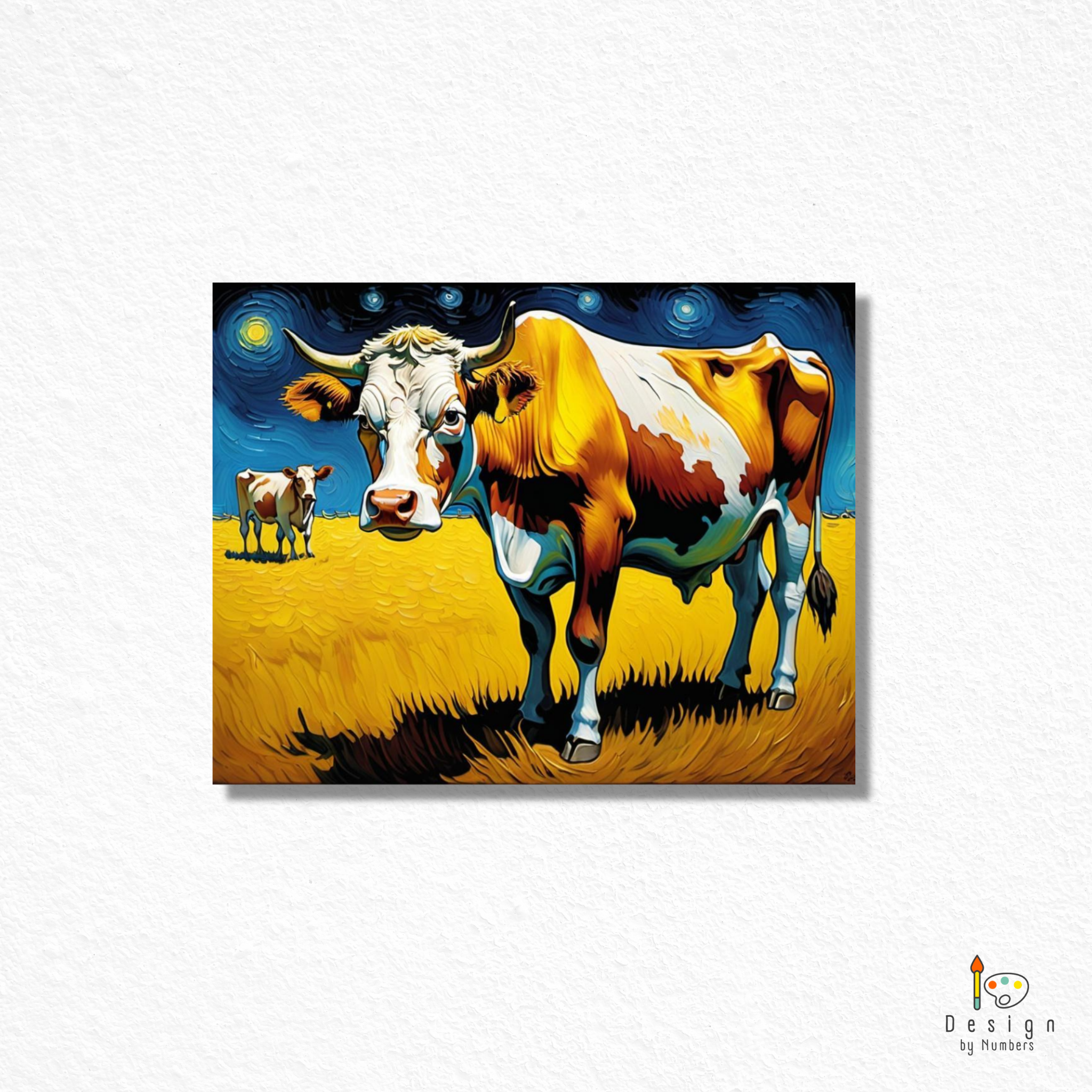 Starry Night in the Pasture - Paint by Numbers