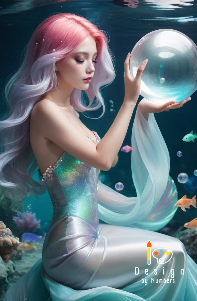 Crystal Nymph- Paint By Numbers