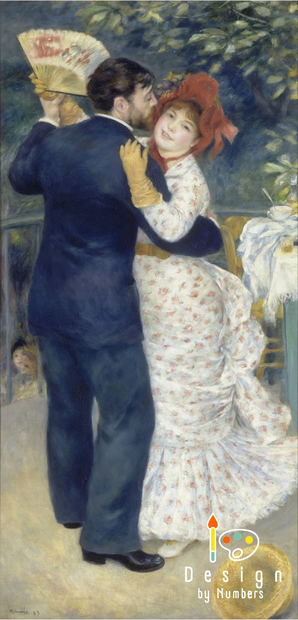 Dance in the Country- Pierre-Auguste Renoir- Paint by Numbers