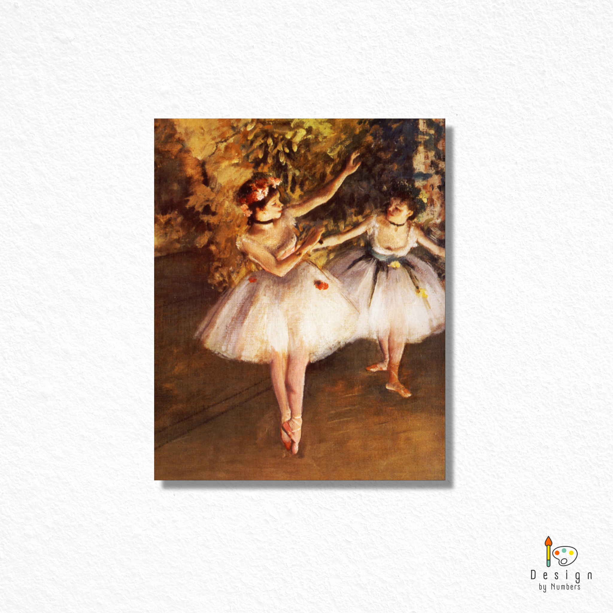 Two Dancers on Stage - Edgar Degas - Paint by Numbers
