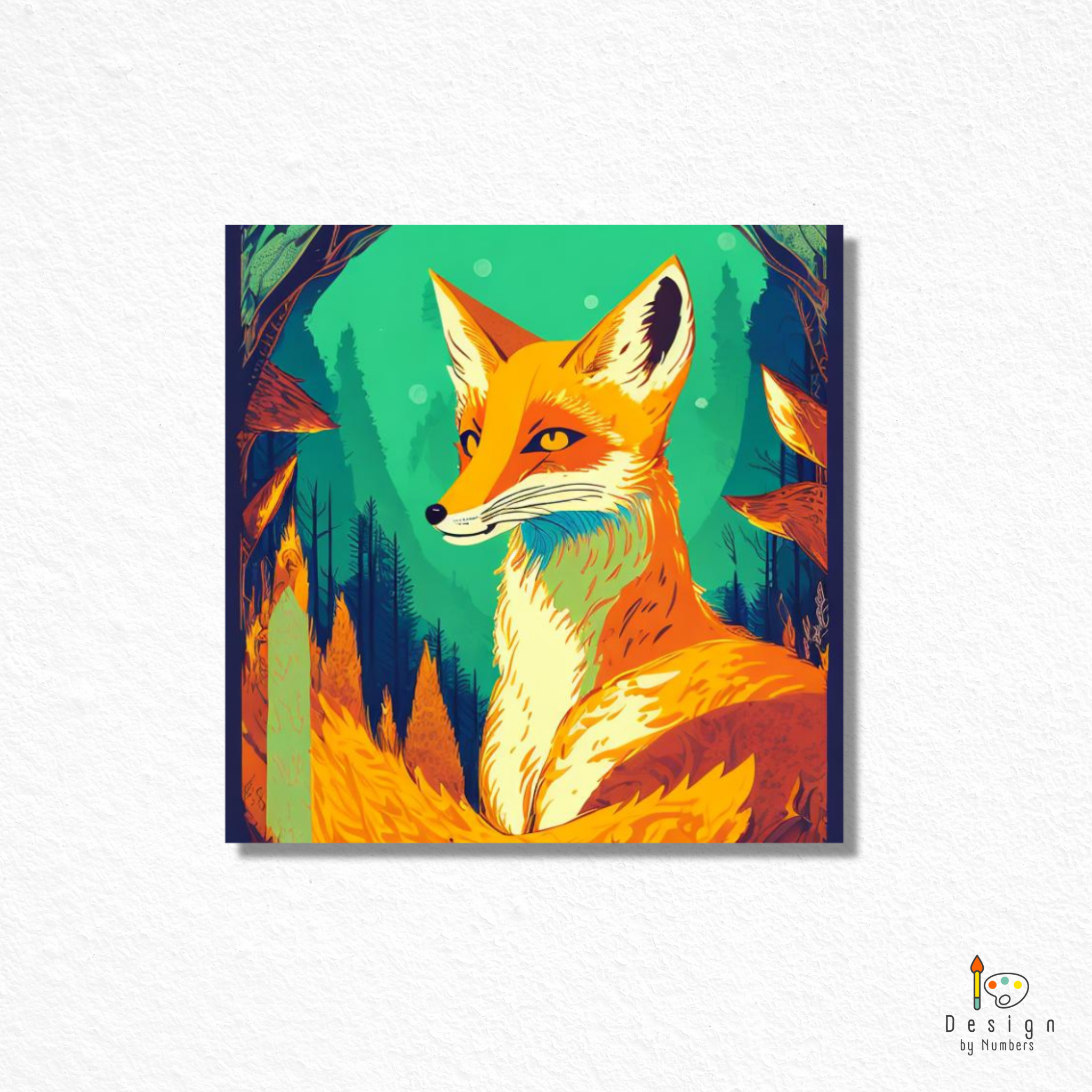 Fox of the Wood- Paint By Numbers