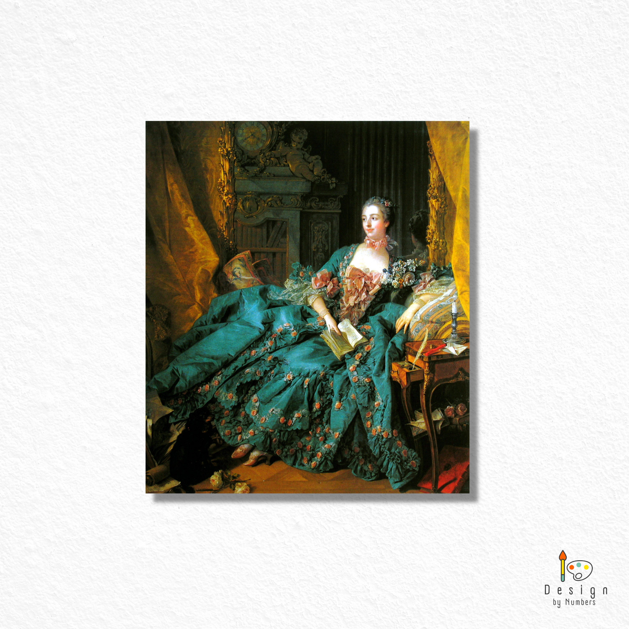 Marquise de Pompadour- François Boucher- Paint by Numbers