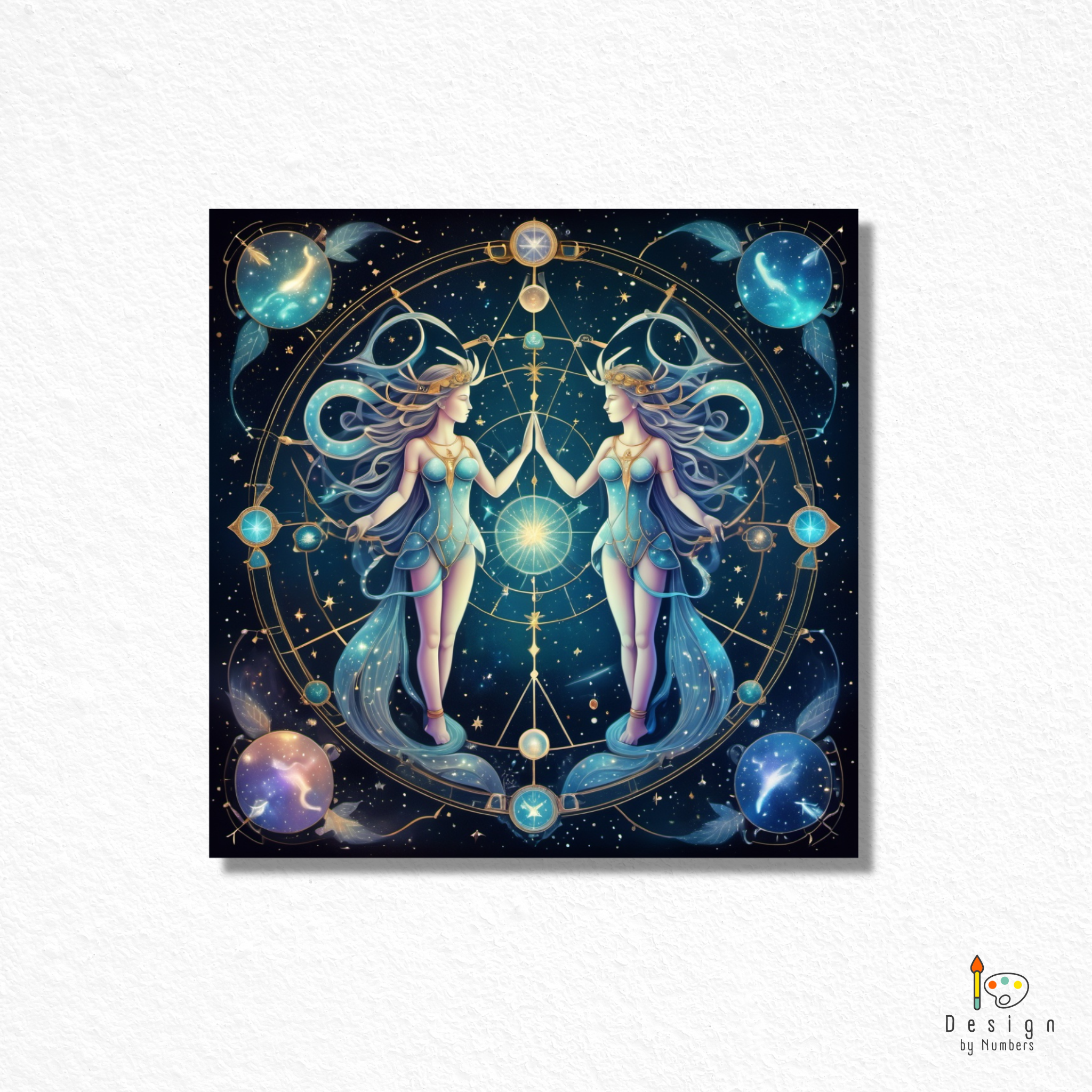 Gemini- Paint By Numbers