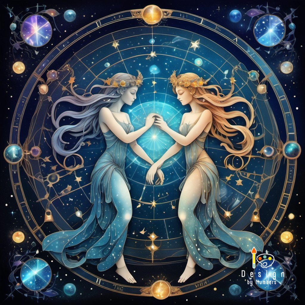 Twins of Gemini- Paint By Numbers