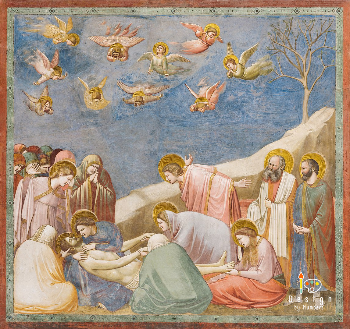 Lamentation (The Mourning of Christ)- Giotto di Bondone- Paint by Numbers