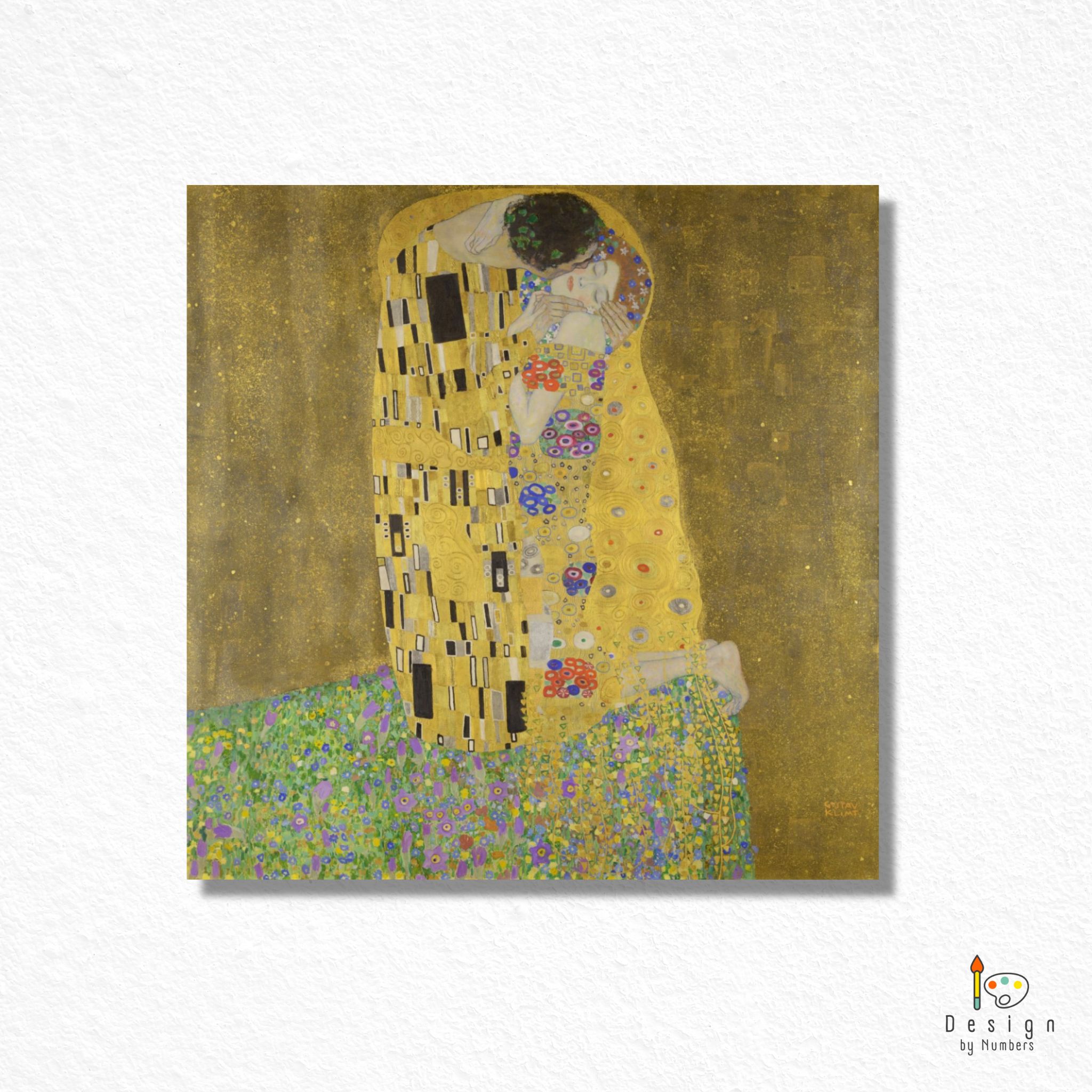 The Kiss- Gustav Klimt- Paint by Numbers