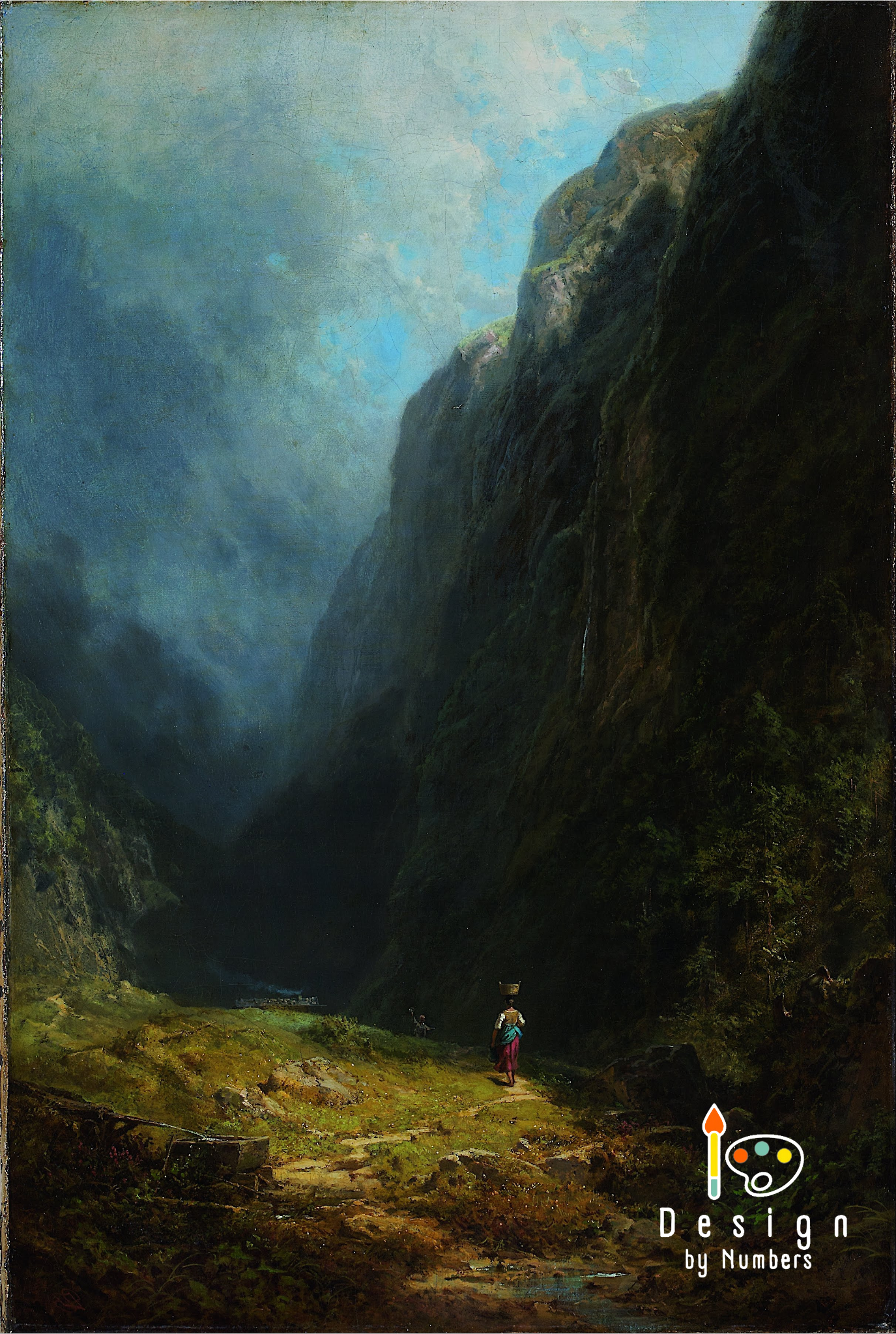 In the Alpine High Valley - Carl Spitzweg - Paint by Numbers