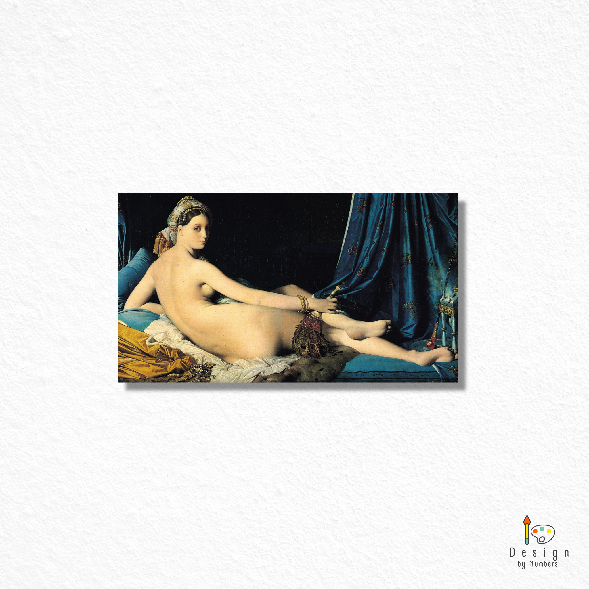 La Grande Odalisque- Jean-Auguste-Dominique Ingres- Paint by Numbers