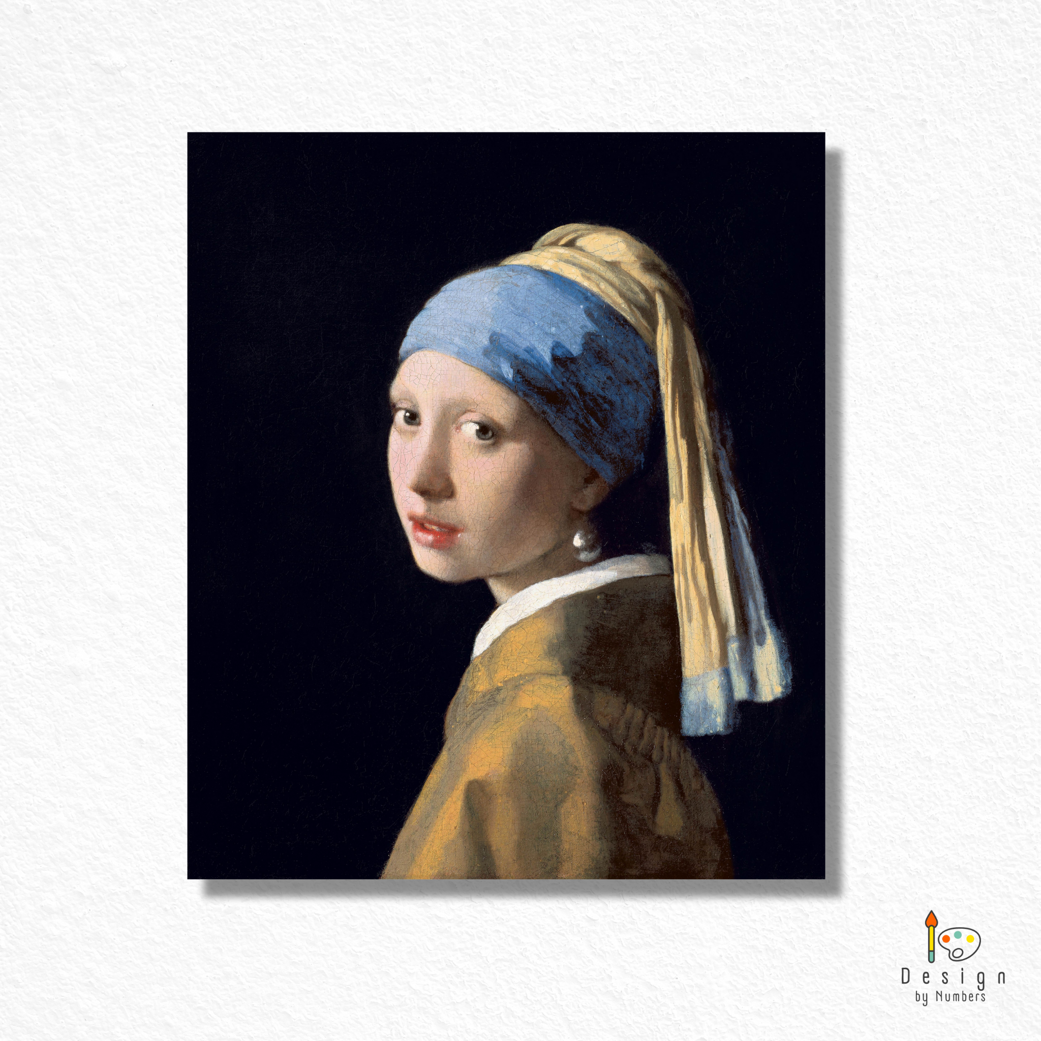Girl with a Pearl Earring- Johannes Vermeer-  Paint by Numbers