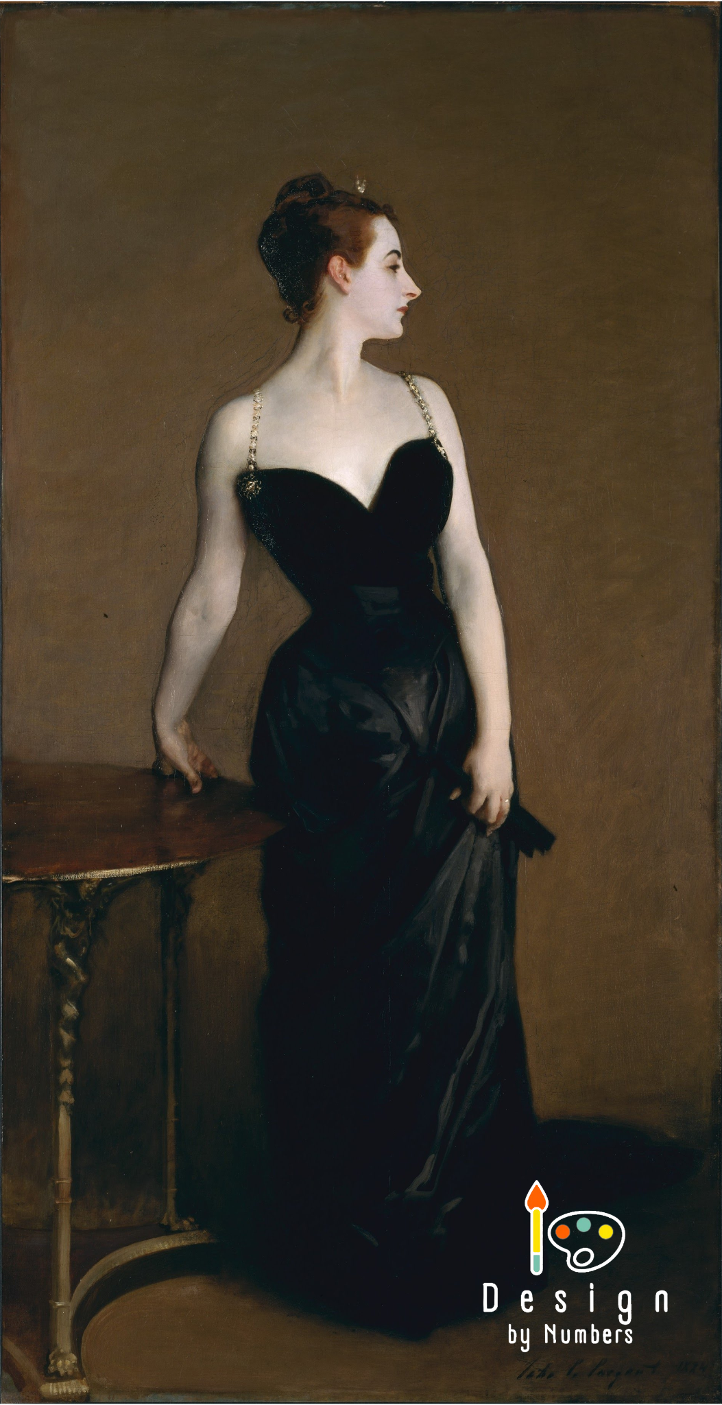 Madame X - John Singer Sargent - Paint by Numbers
