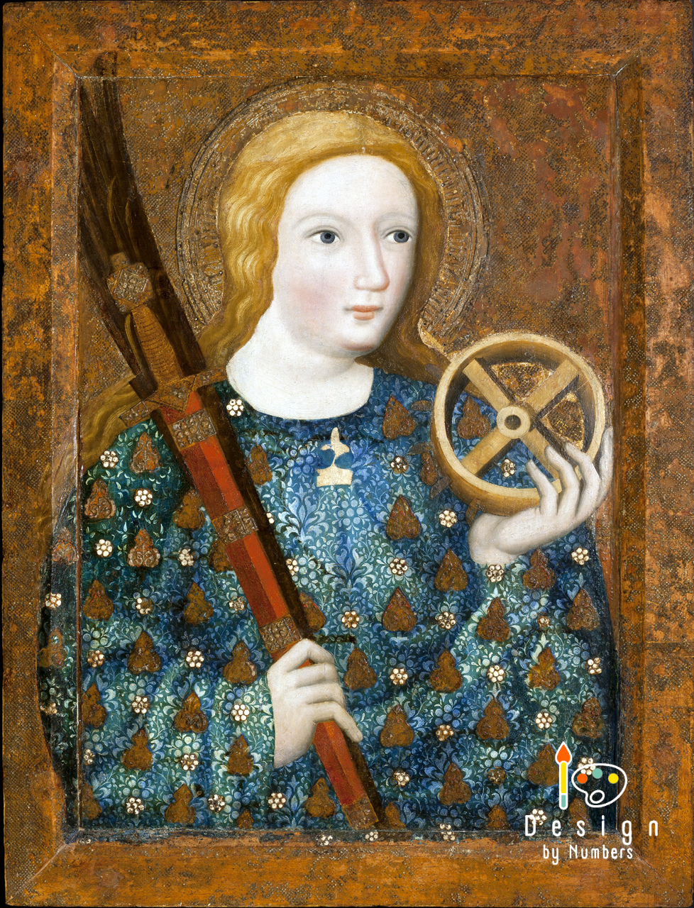 Catherine of Alexandria- Master Theodoric- Paint by Numbers