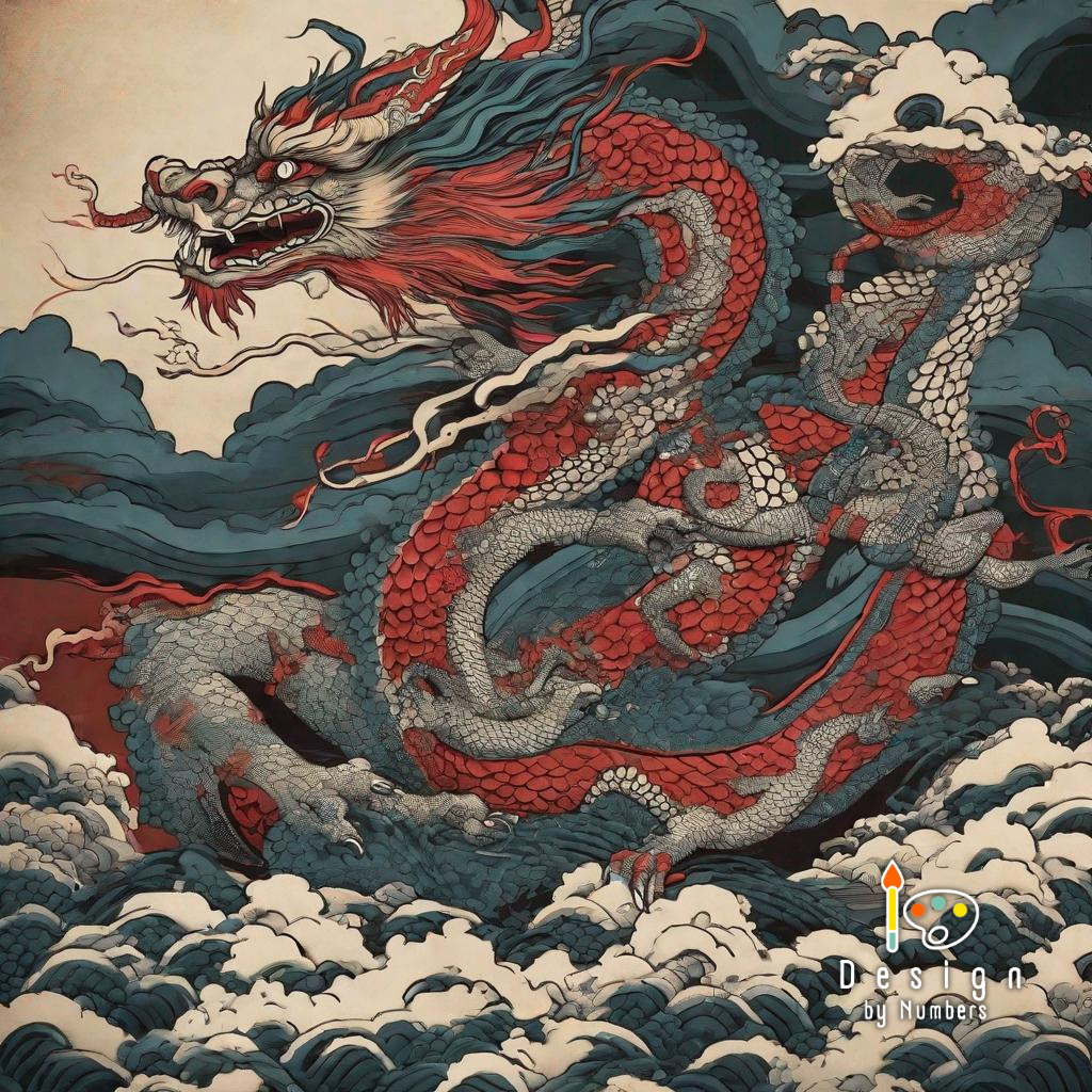 Mythical Fire- Paint By Numbers