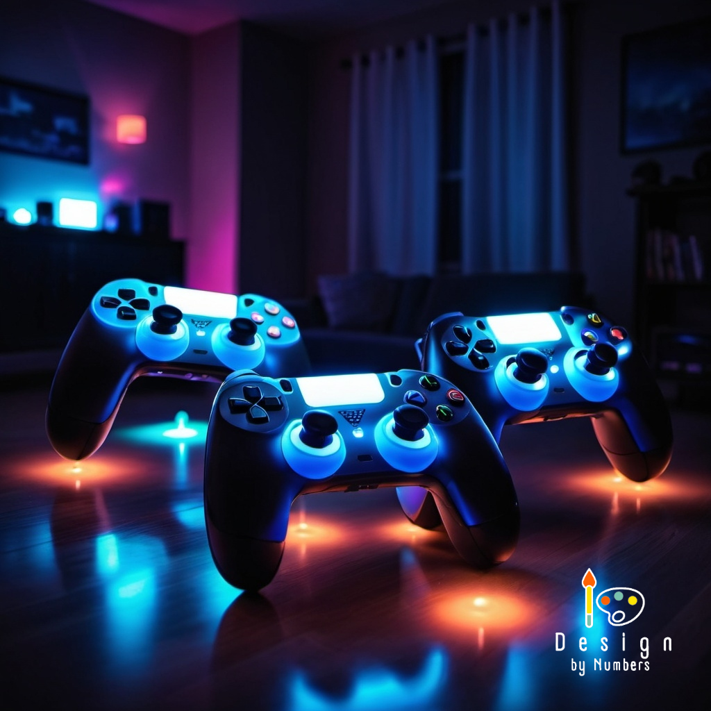 Neon Gaming- Paint By Numbers