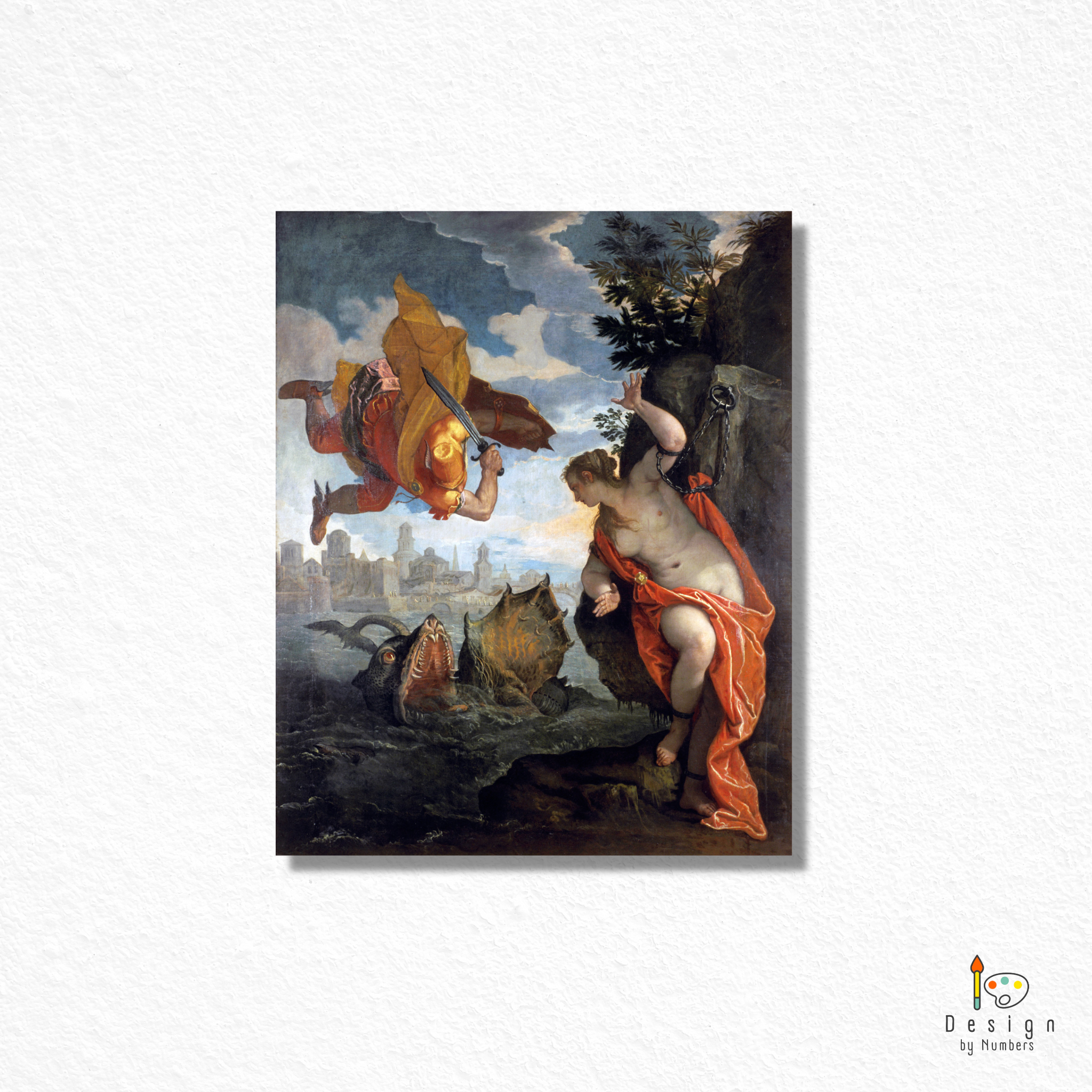 Perseus and Andromeda- Paolo Veronese- Paint by Numbers