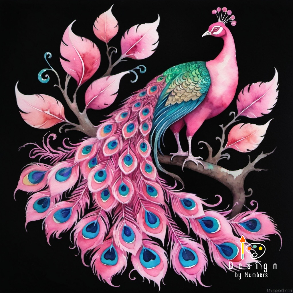 Peacock- Paint By Numbers