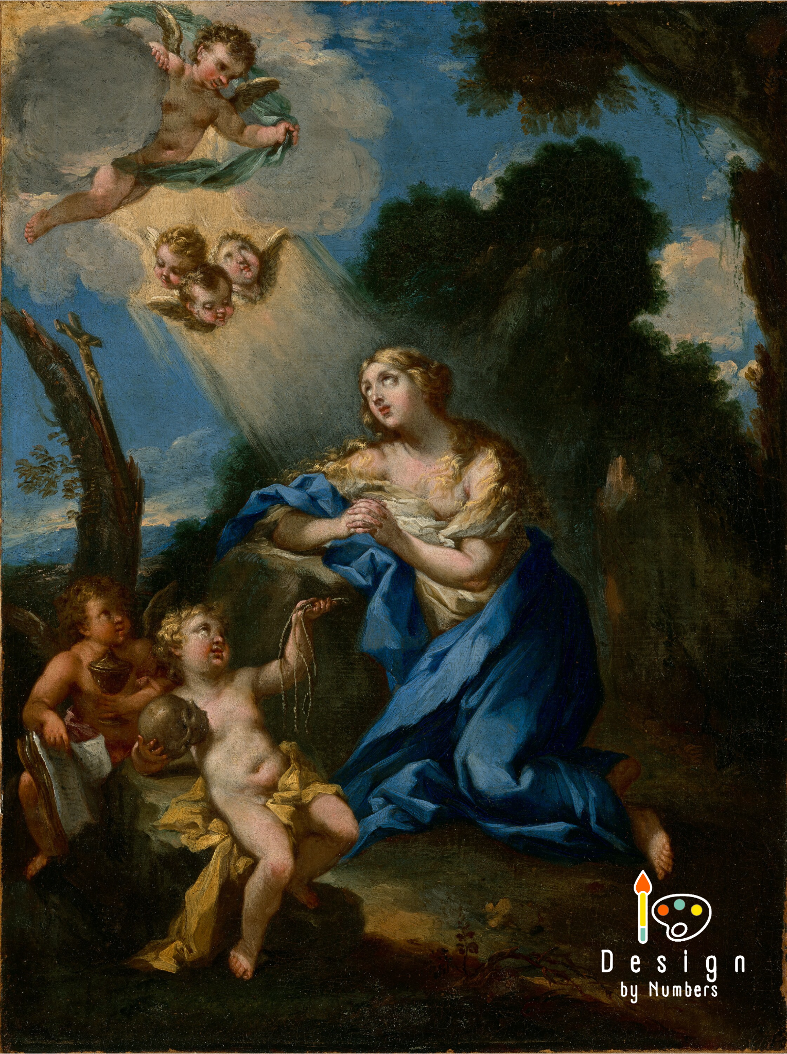 Penitent Magdalene - Michele Rocca - Paint by Numbers