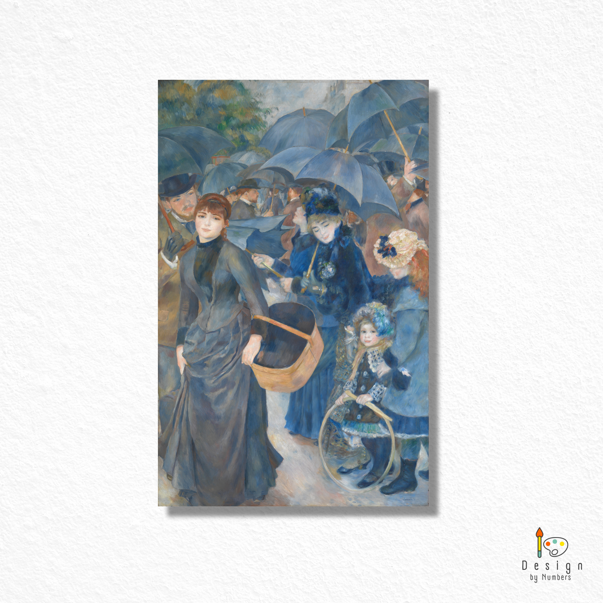 The Umbrellas- Pierre-Auguste Renoir- Paint by Numbers