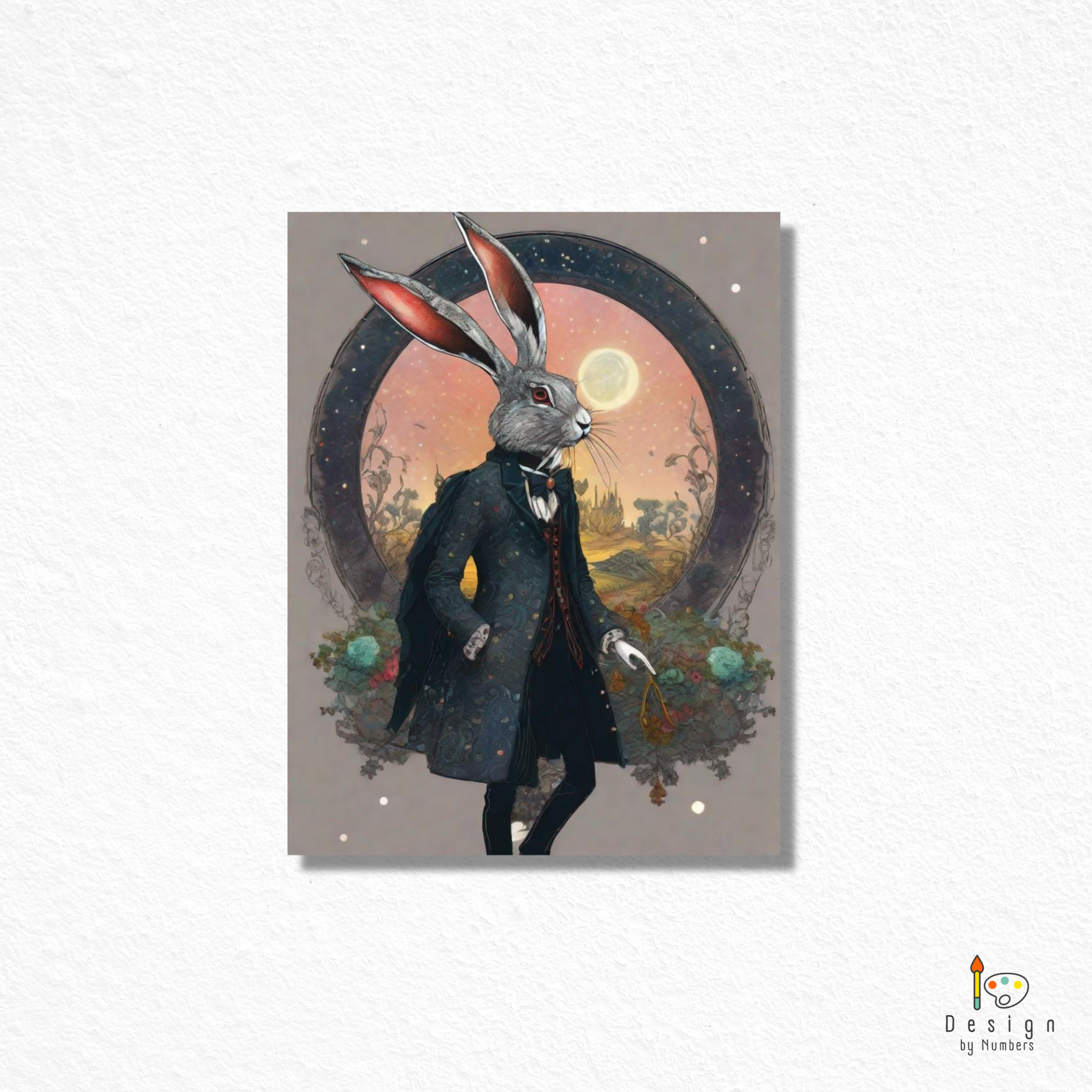 Dapper Rabbit- Paint By Numbers