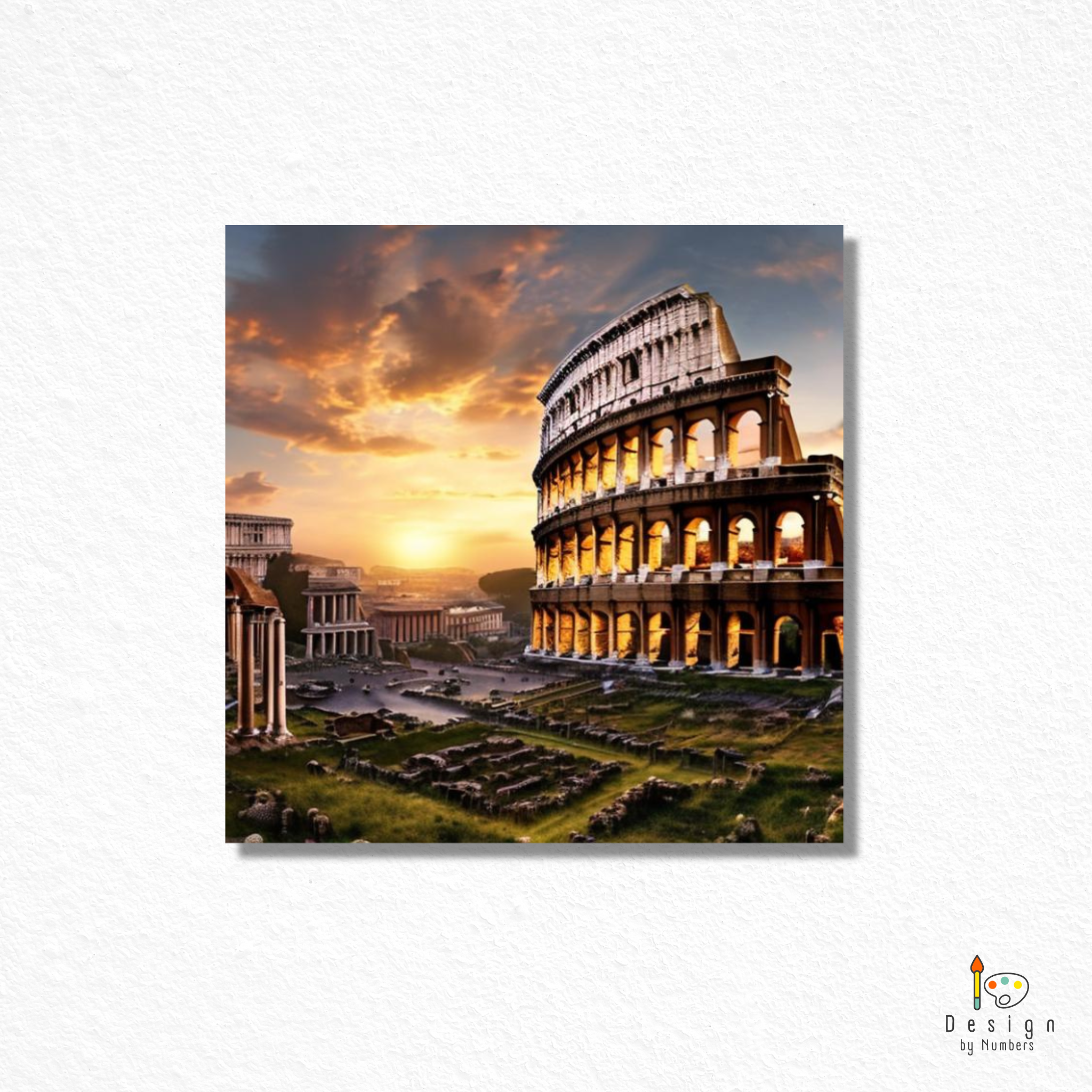 Rome Colosseum- Paint By Numbers