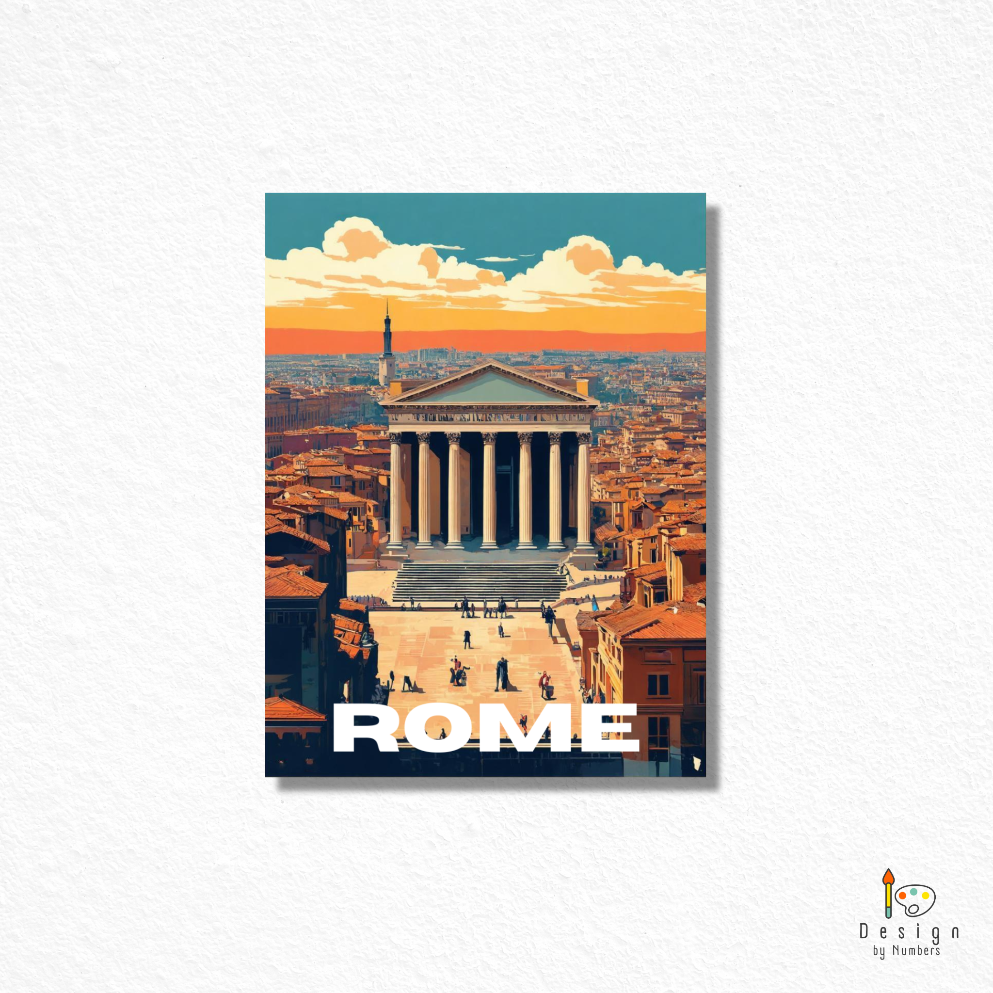 Rome Italy- Paint By Numbers