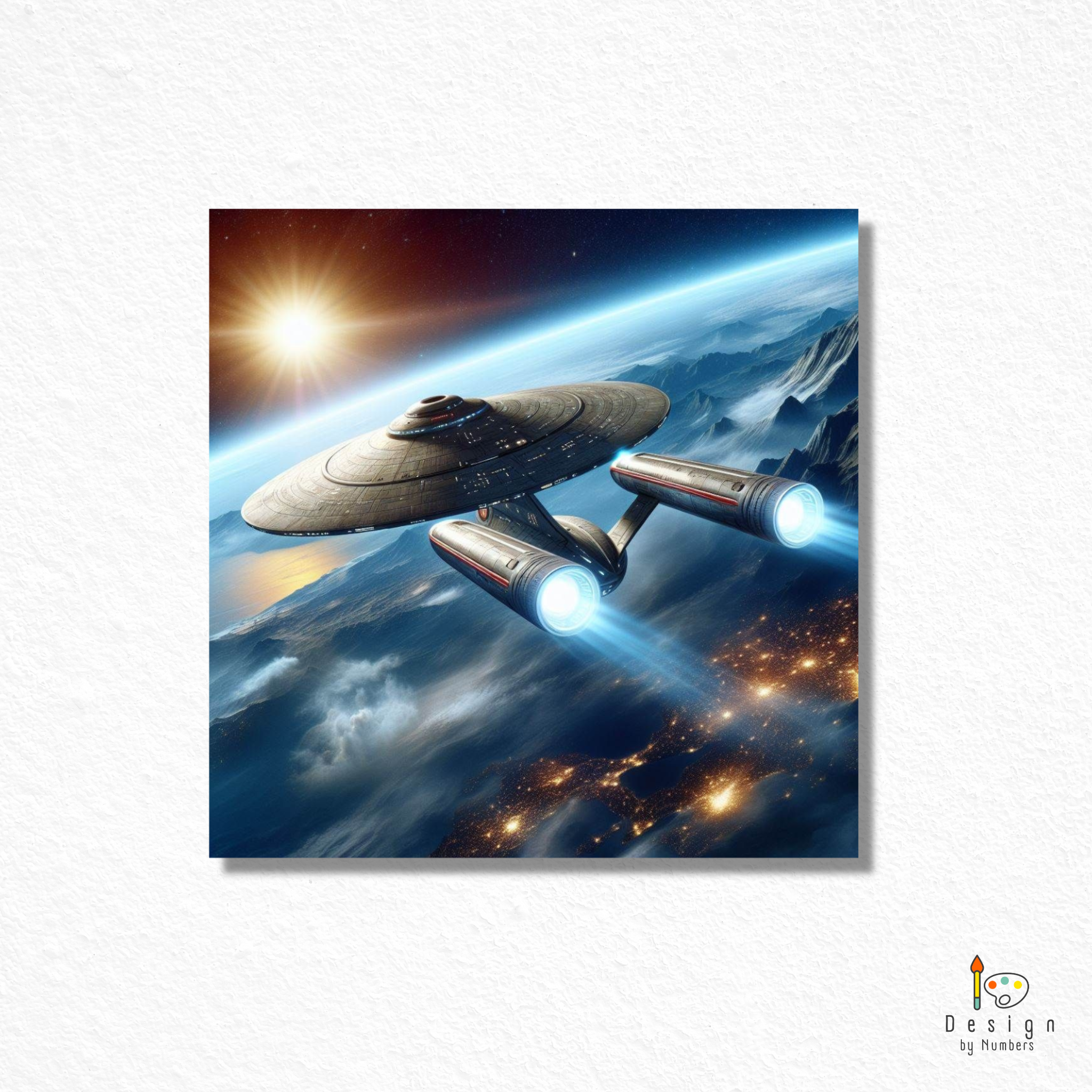 Warp Speed- Paint By Numbers