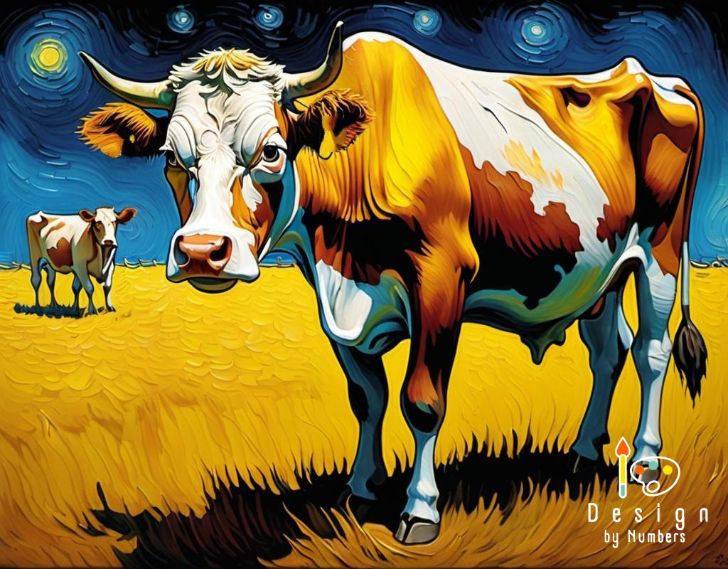 Starry Night in the Pasture - Paint by Numbers