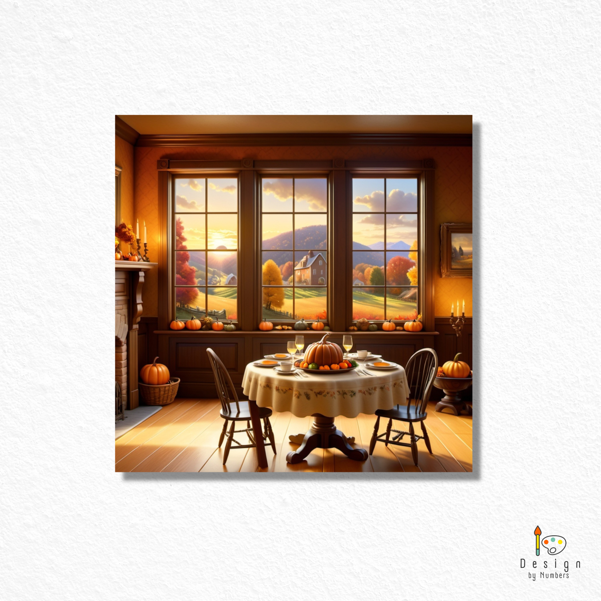 Harvest Table- Paint By Numbers