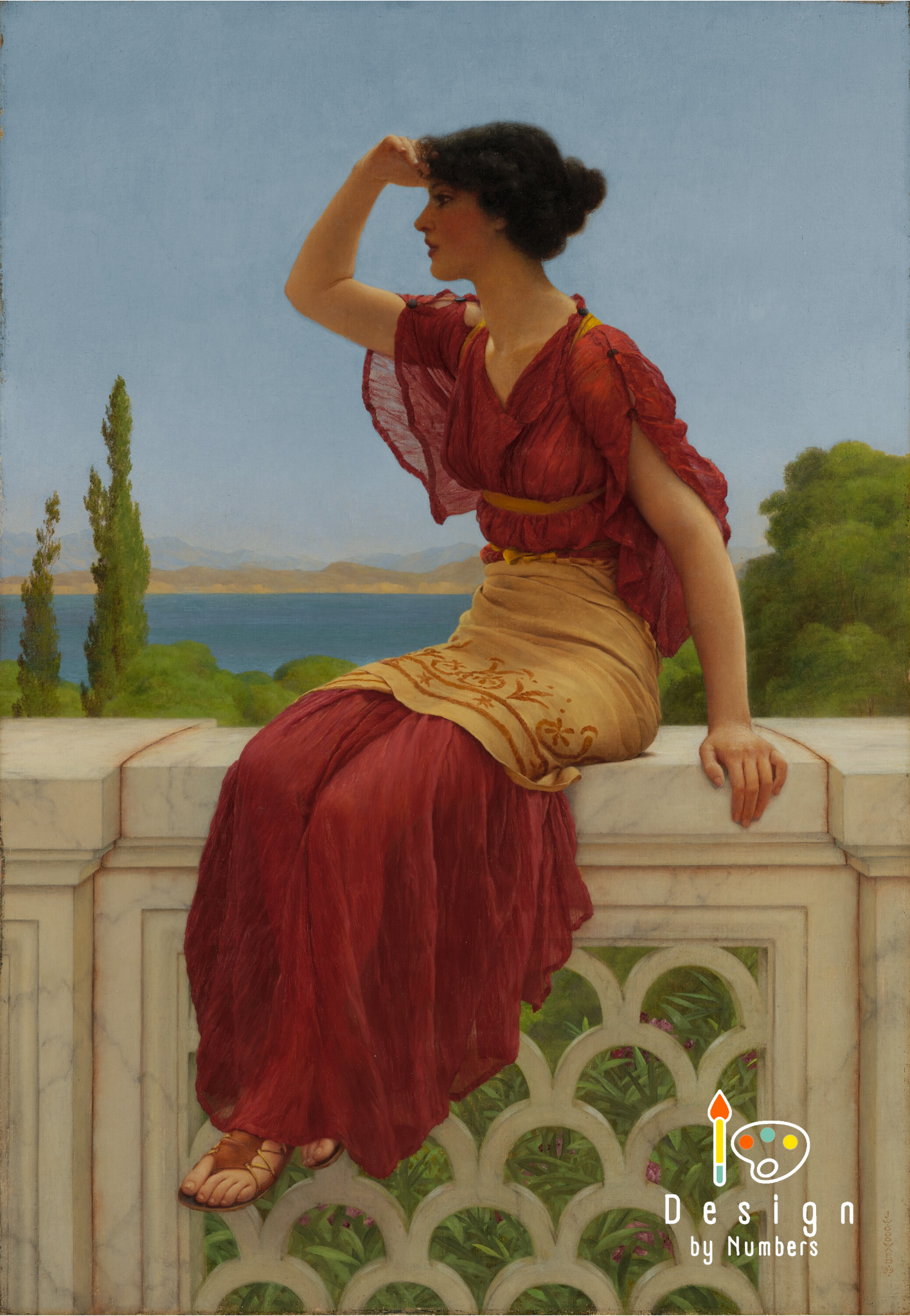 The Signal- John William Godward- Paint by Numbers