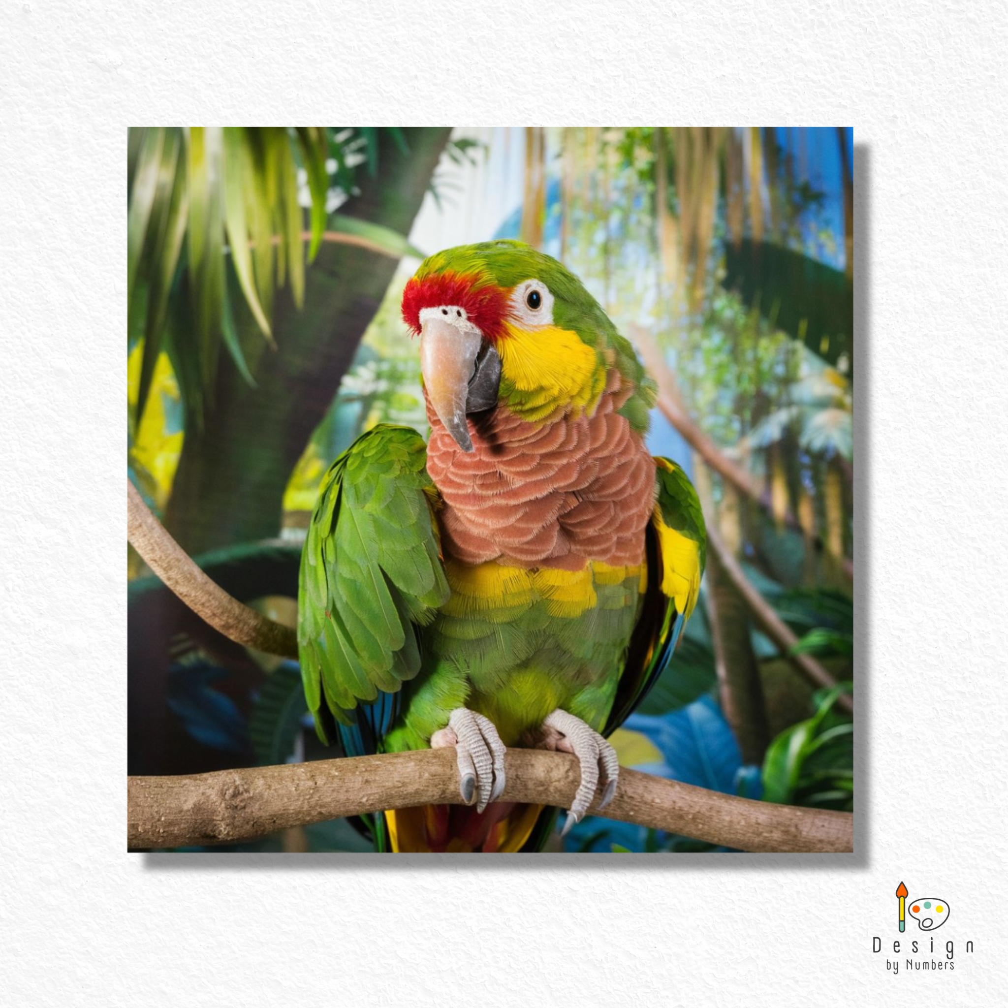 Tropical Parrot- Paint by Numbers