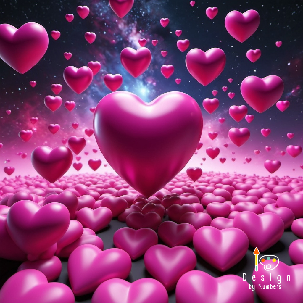 I Heart You- Paint By Numbers
