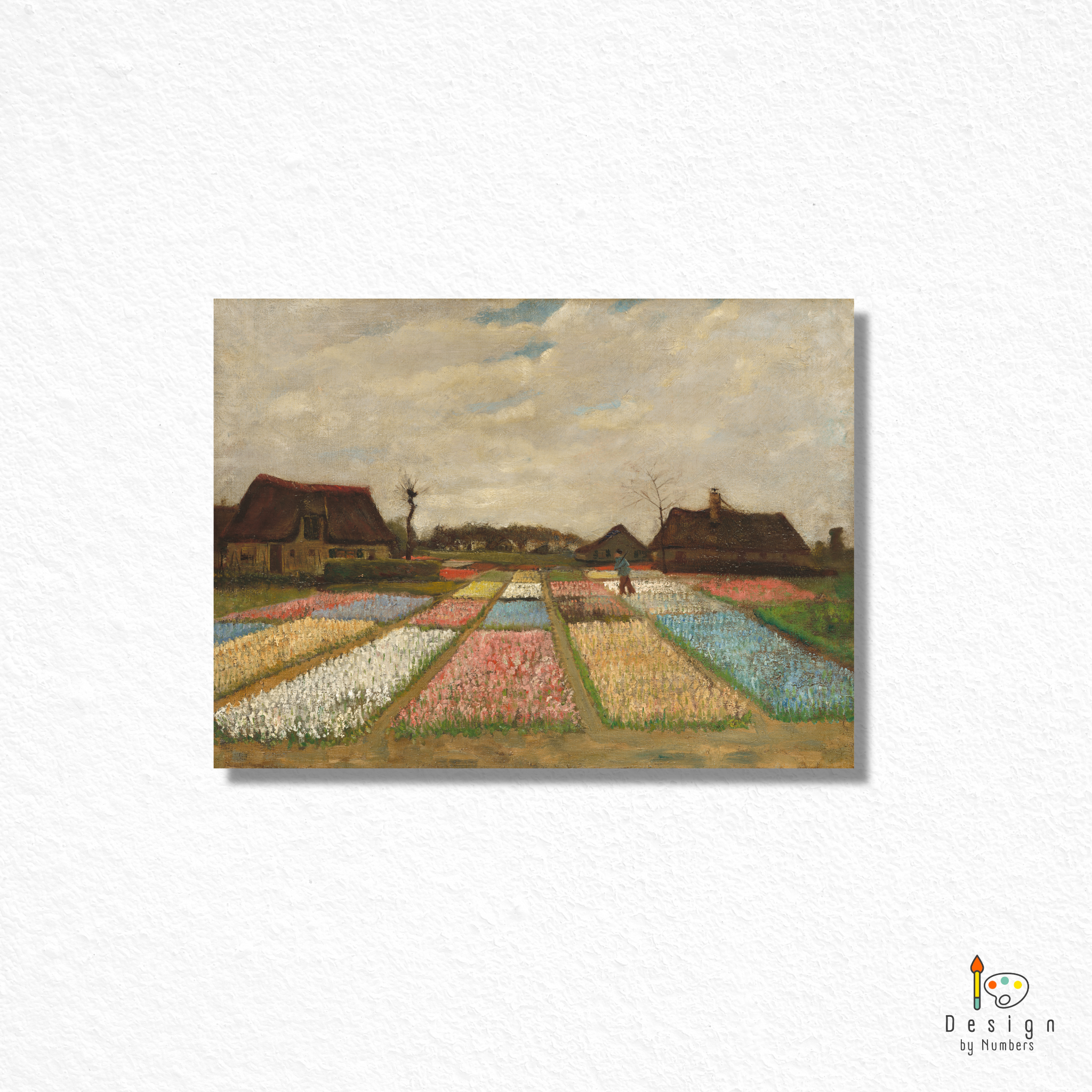 Bulb Fields - Vincent van Gogh - Paint by Numbers
