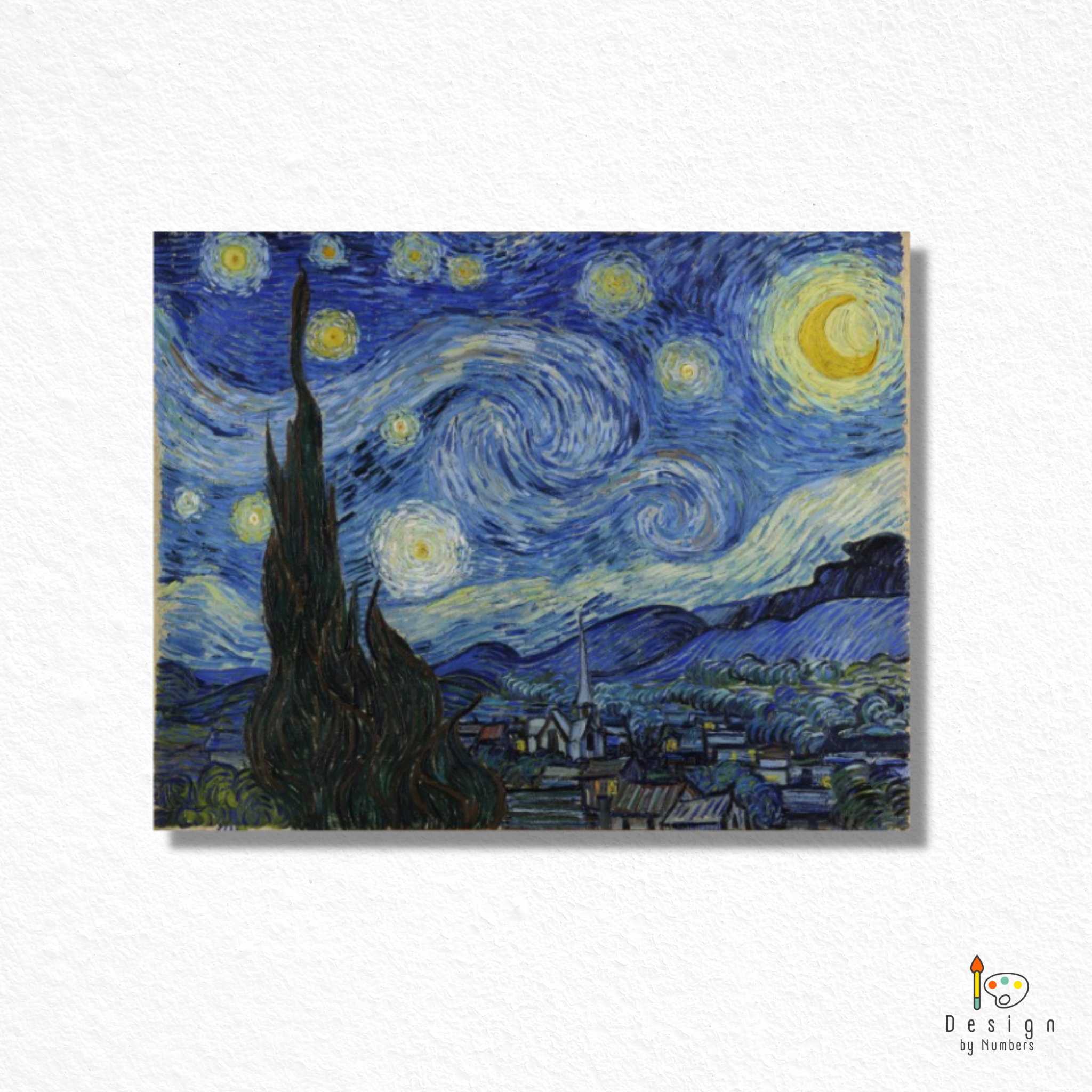 Starry Night - Vincent van Gogh - Paint by Numbers