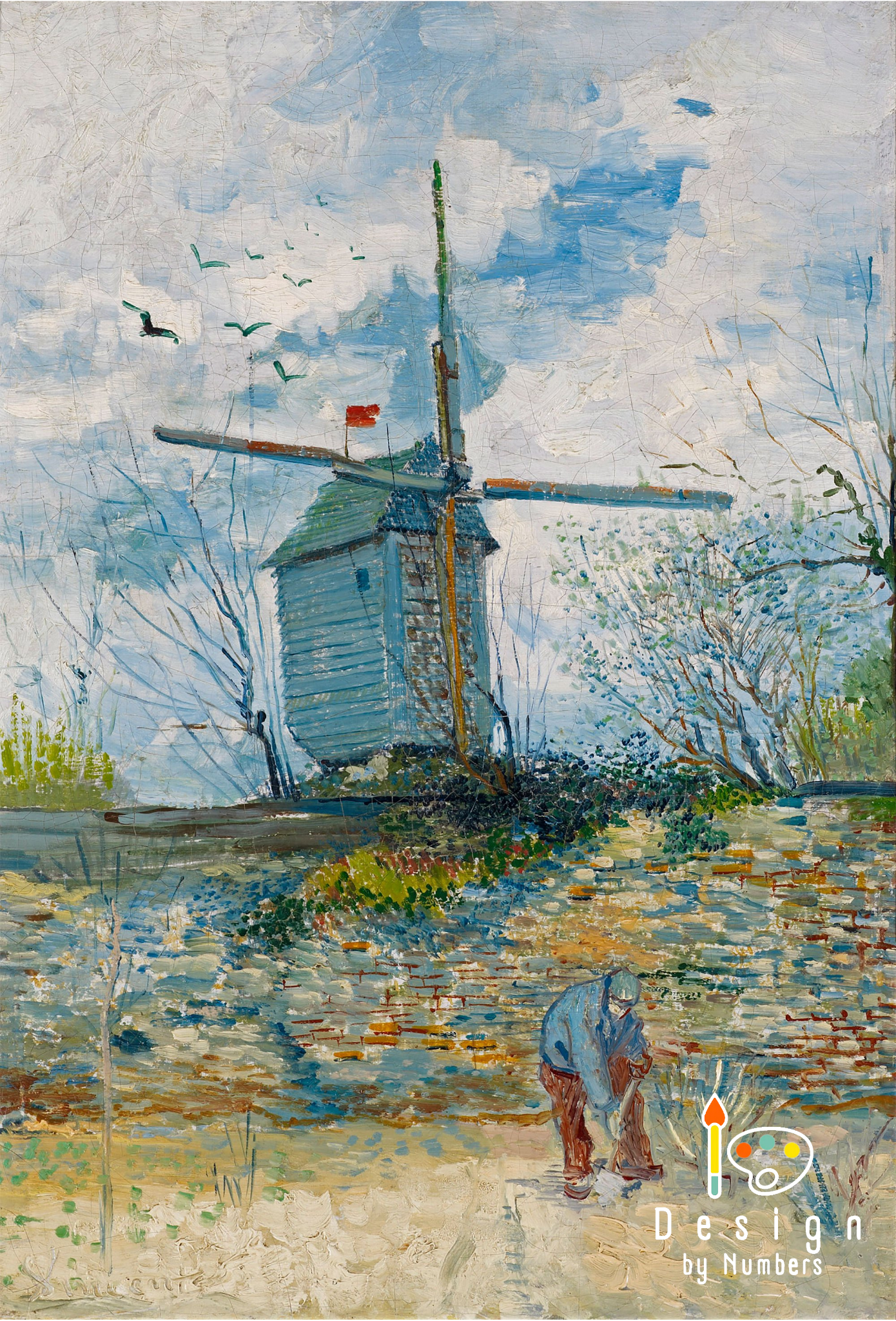 Le Moulin de la Galette- Vincent van Gogh- Paint by Numbers