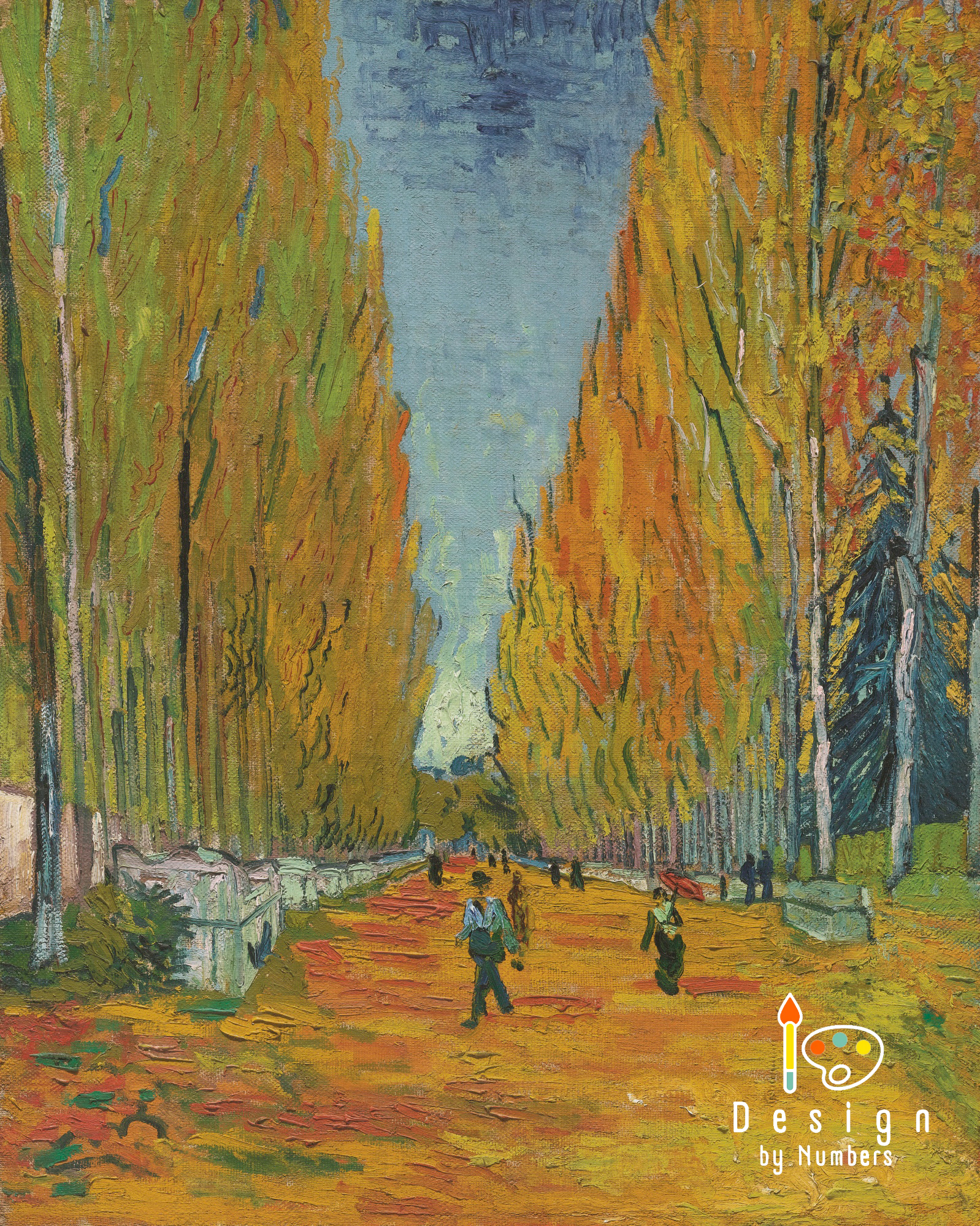 Les Alyscamps - Vincent van Gogh - Paint by Numbers