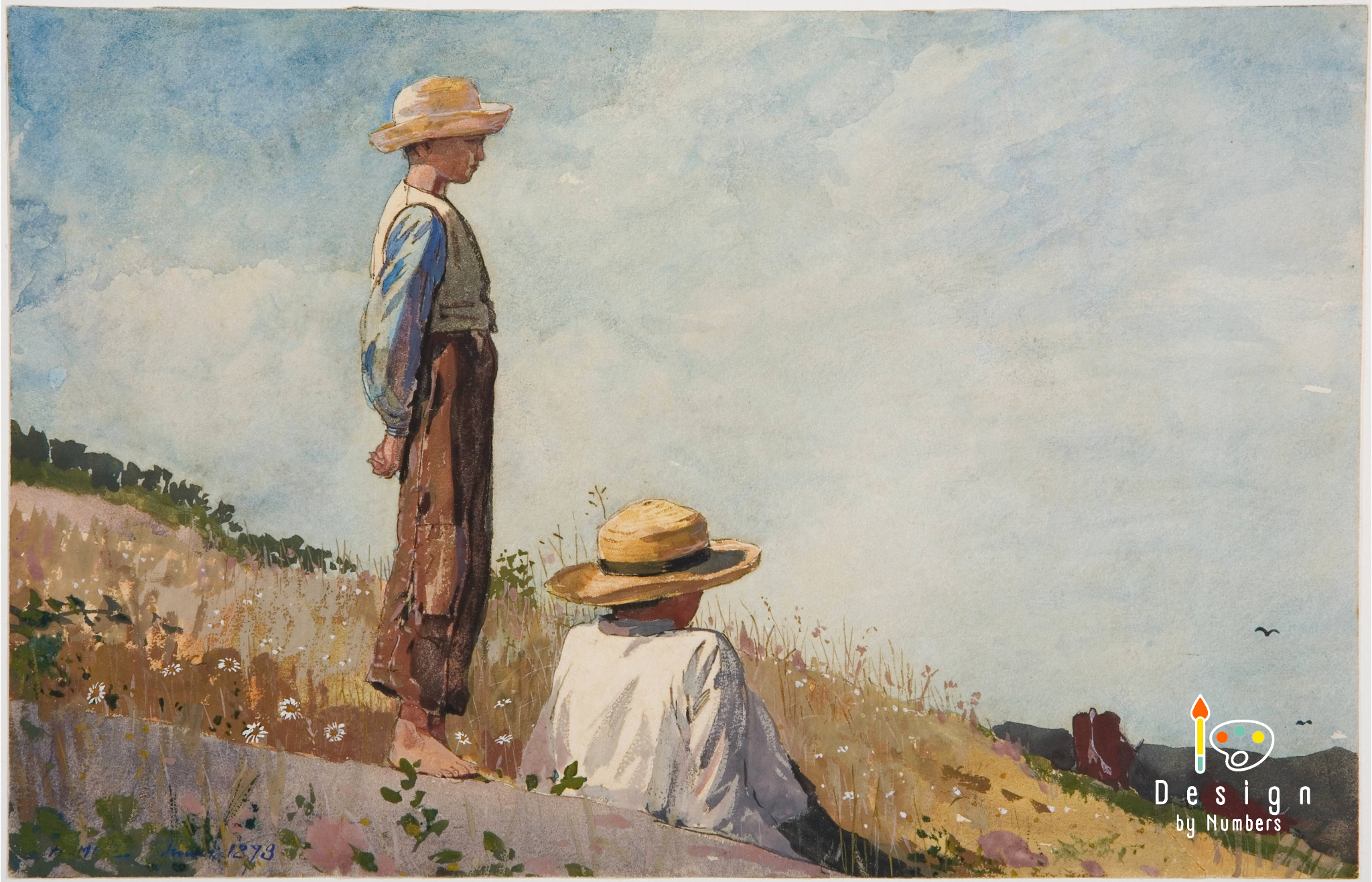 The Blue Boy - Winslow Homer - Paint by Numbers
