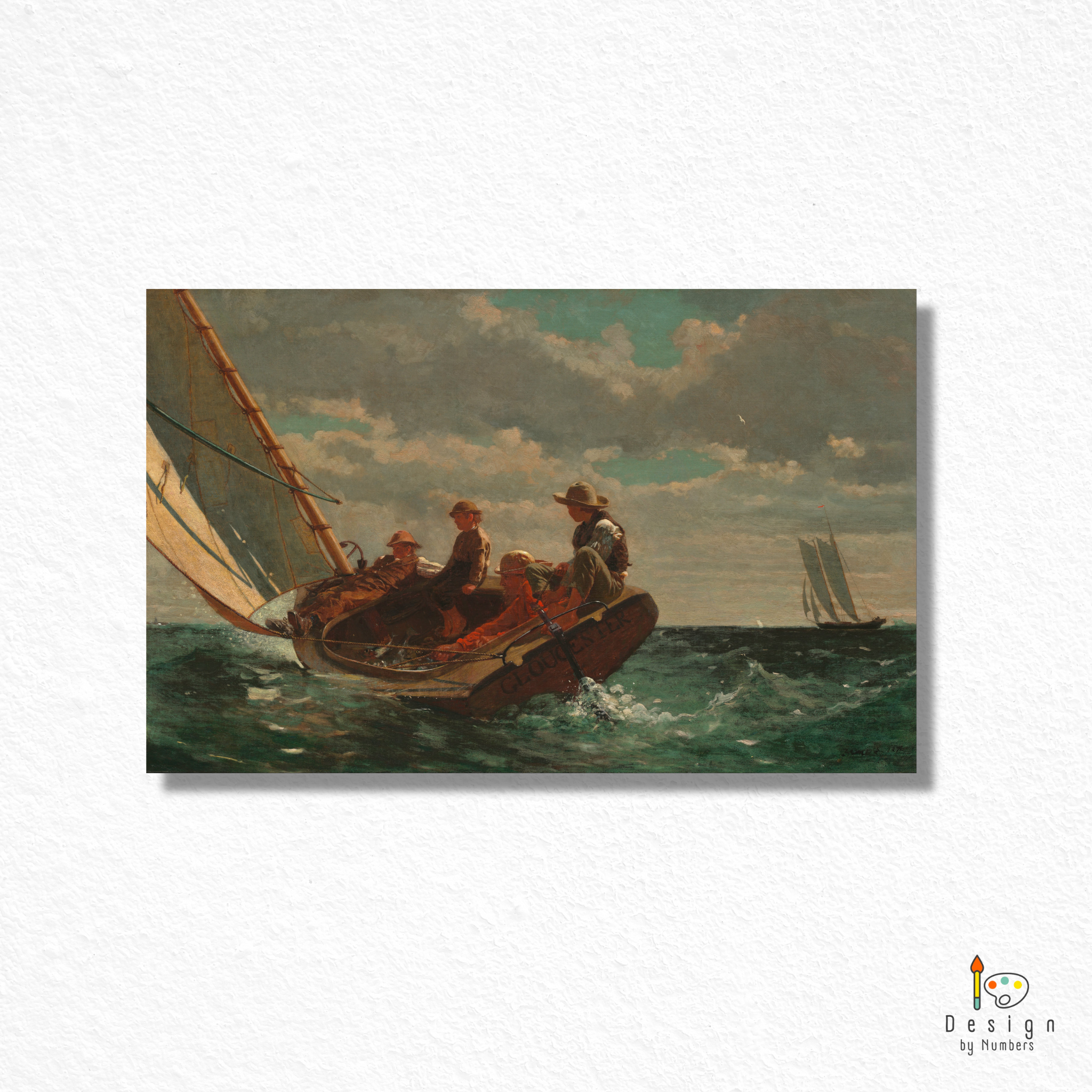 Breezing Up - Winslow Homer - Paint by Numbers