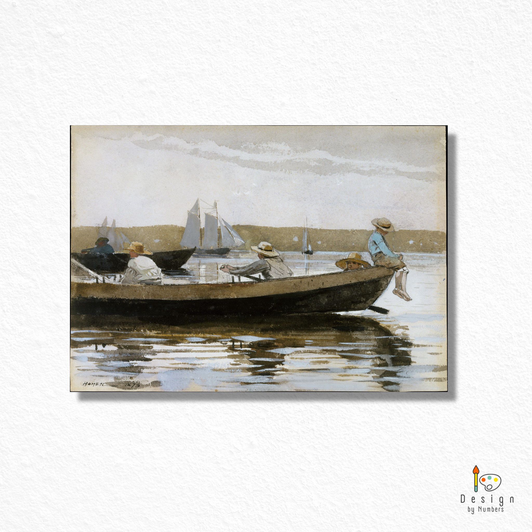 Boys in a Dory - Winslow Homer - Paint by Numbers