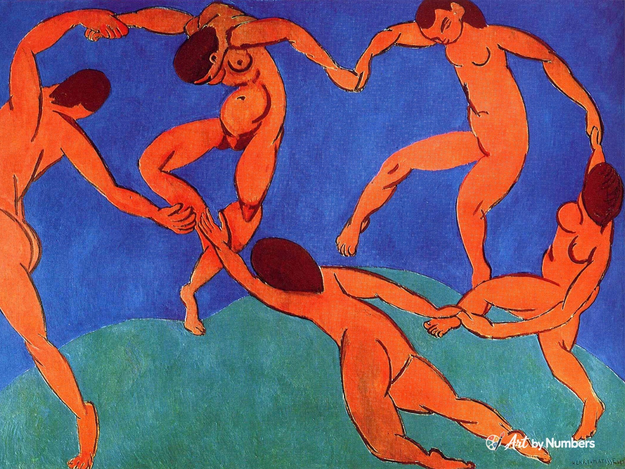 Dance - Henri Matisse - Paint by Numbers · image 2