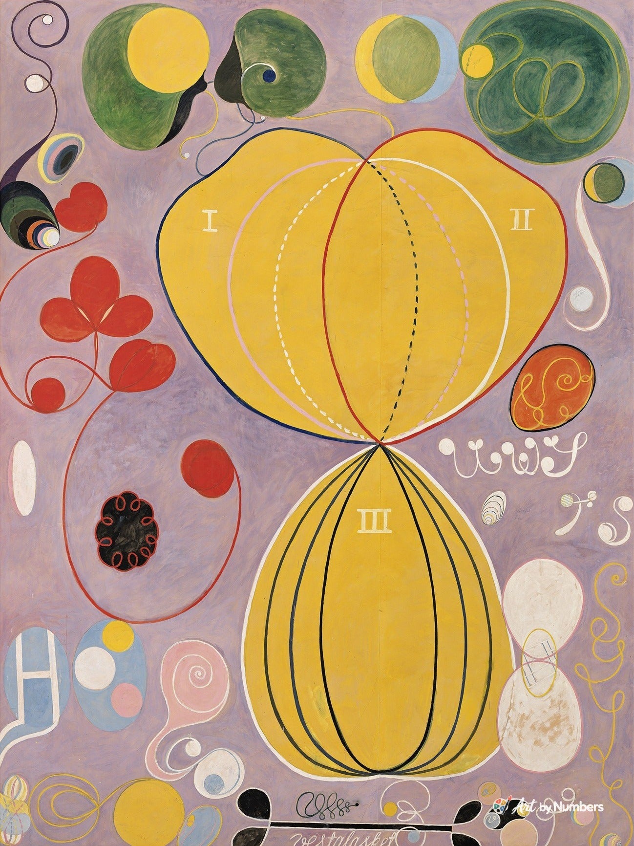 The Ten Largest, No. 7 - Adulthood - Hilma af Klint - Paint by Numbers · image 2