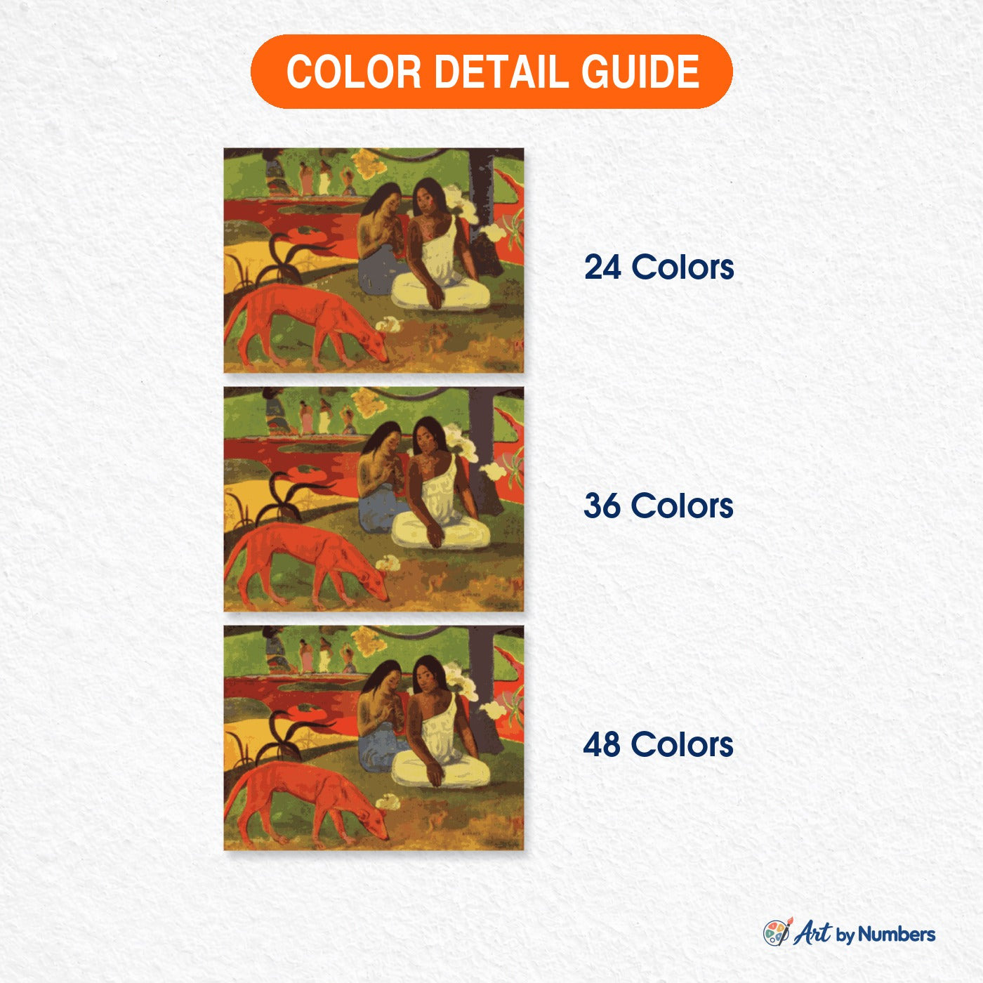 Arearea - Paul Gauguin - Paint by Numbers · image 4